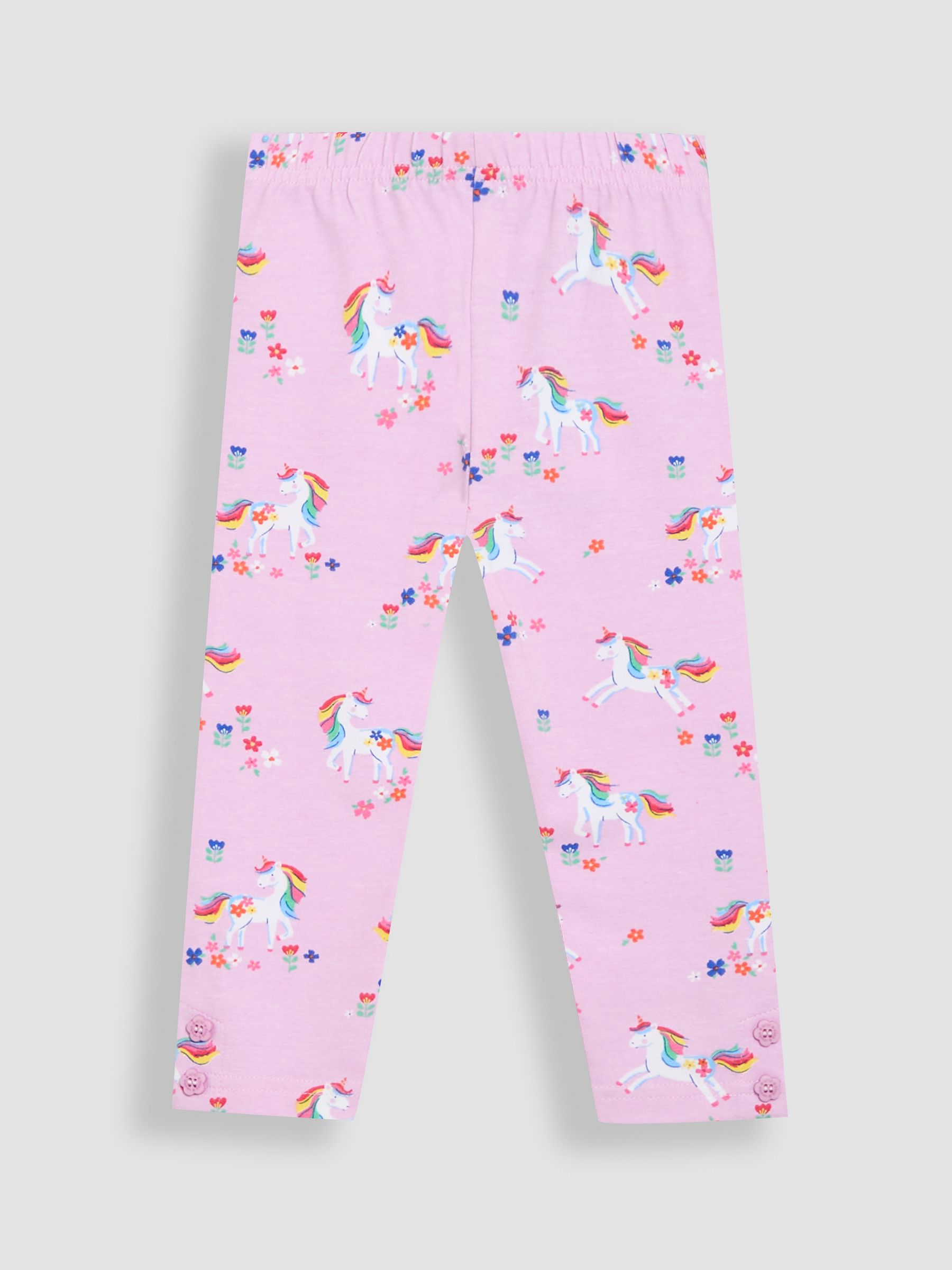 Lilac Purple Unicorn Leggings 2 Pack - Image 2 of 5