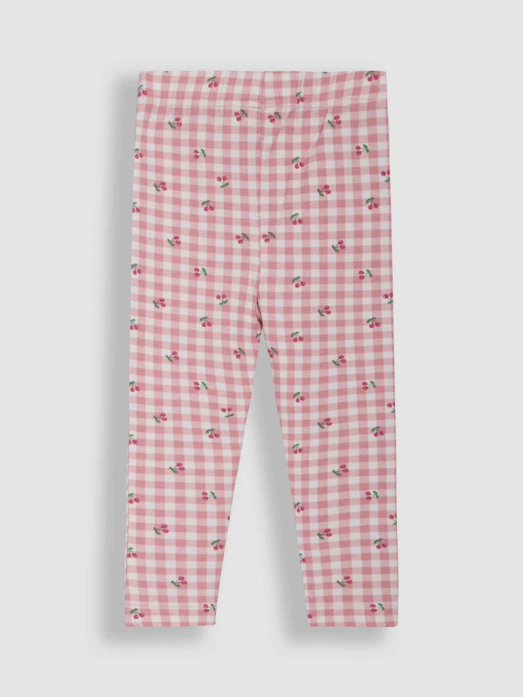 Pink Cherry Gingham Leggings 2 Pack - Image 4 of 6