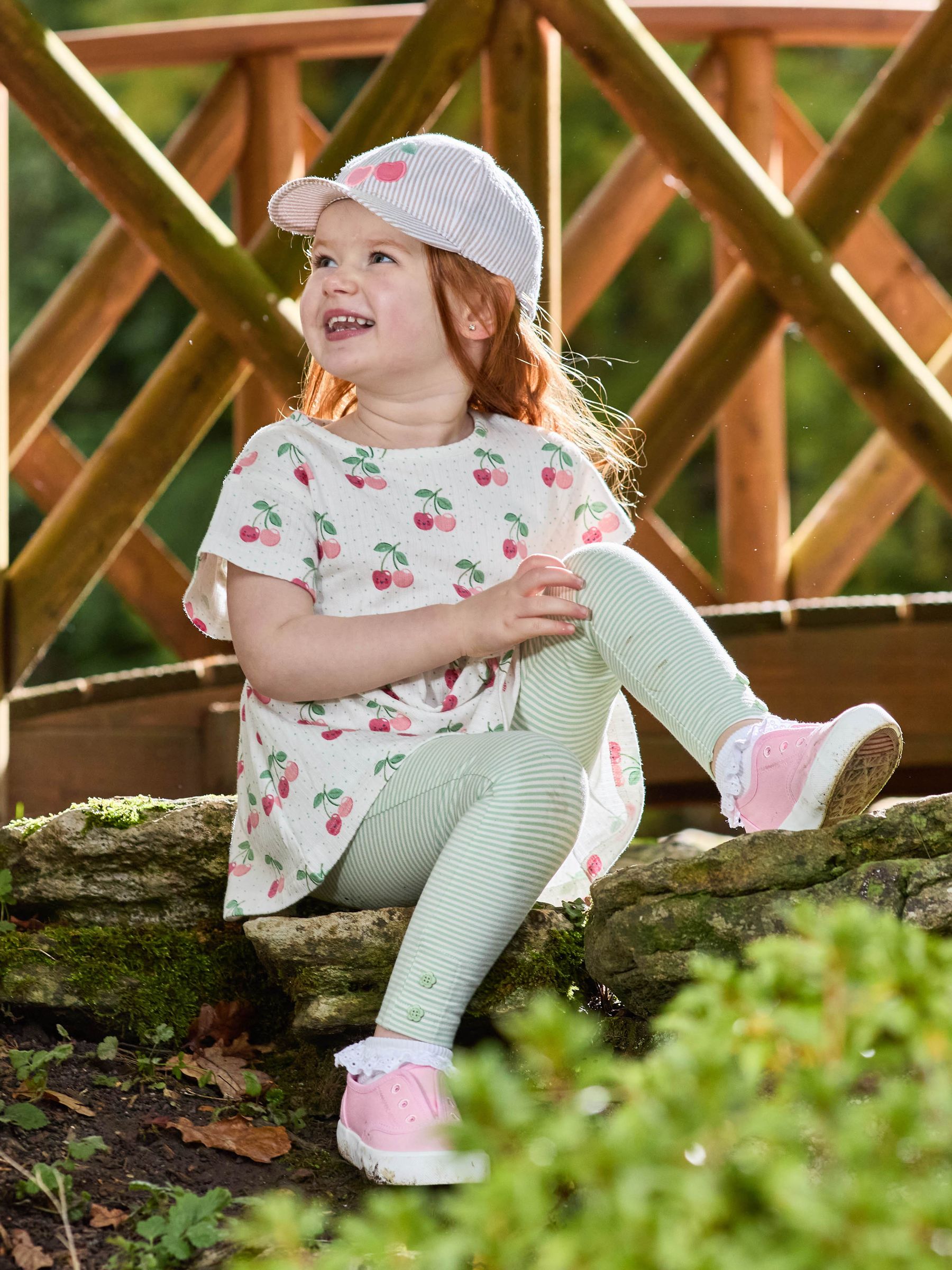 Pink Cherry Gingham Leggings 2 Pack - Image 6 of 6
