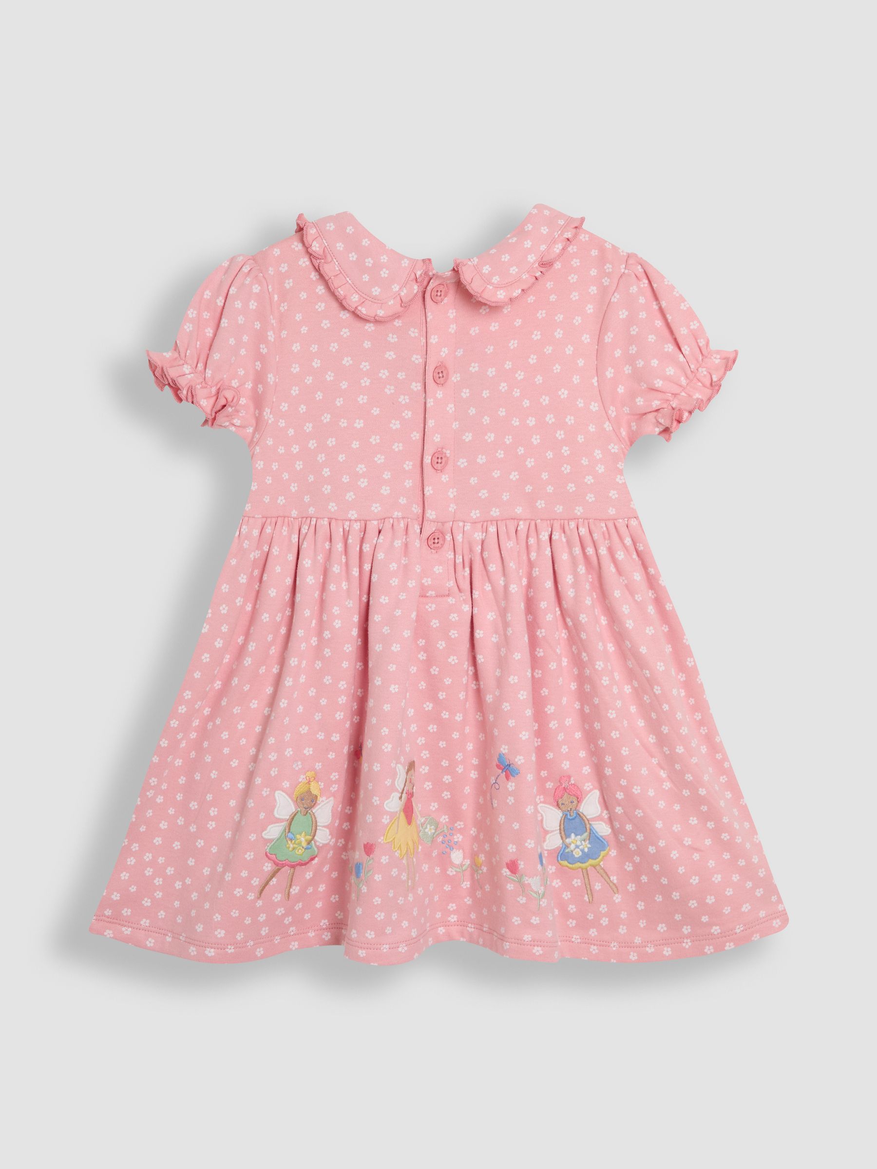 Pink Fairy Appliqué Peter Pan Collar Dress - Image 2 of 2