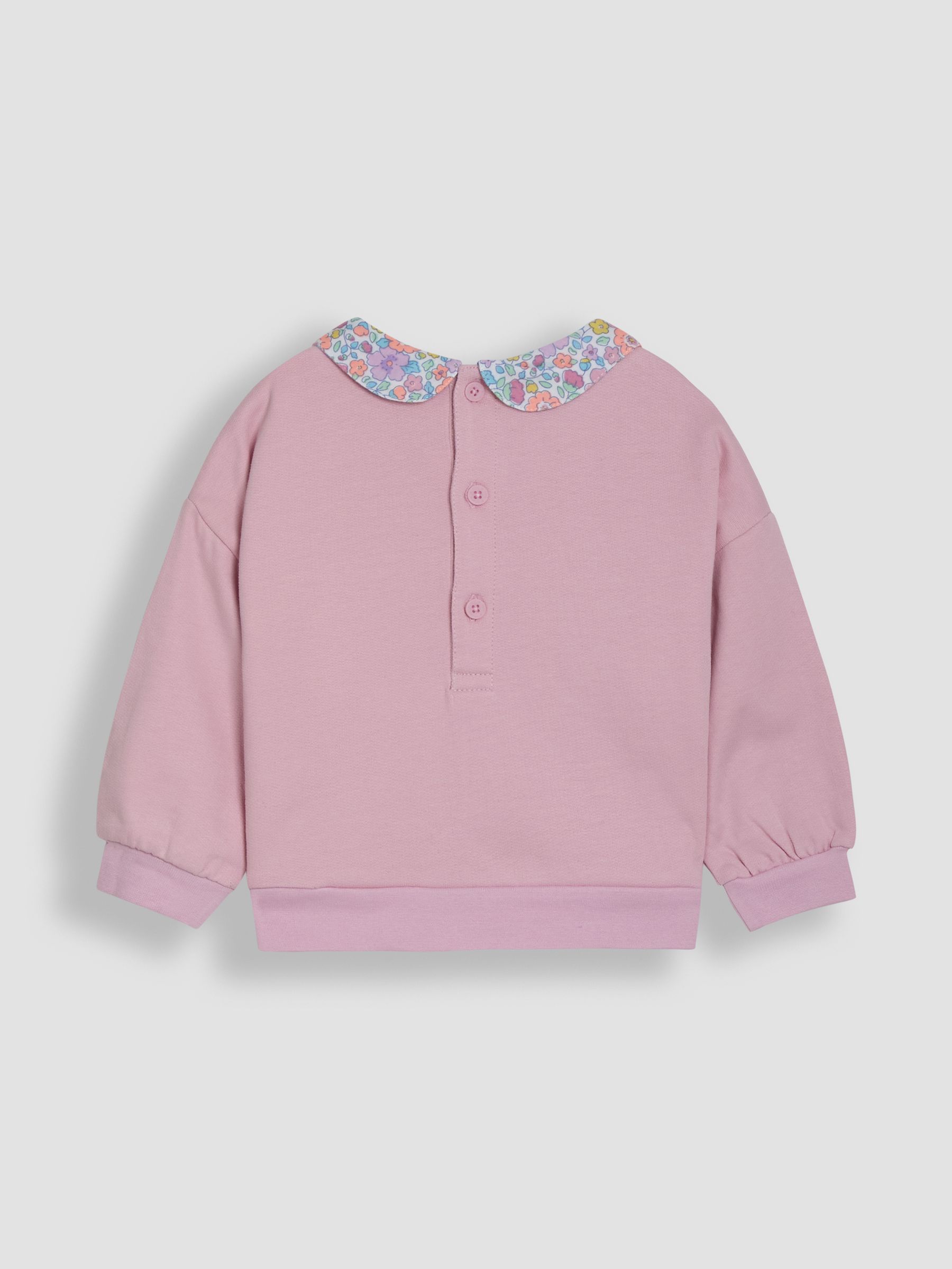 Pink Cherry 2-Piece Appliqué Sweatshirt & Leggings Set - Image 5 of 6