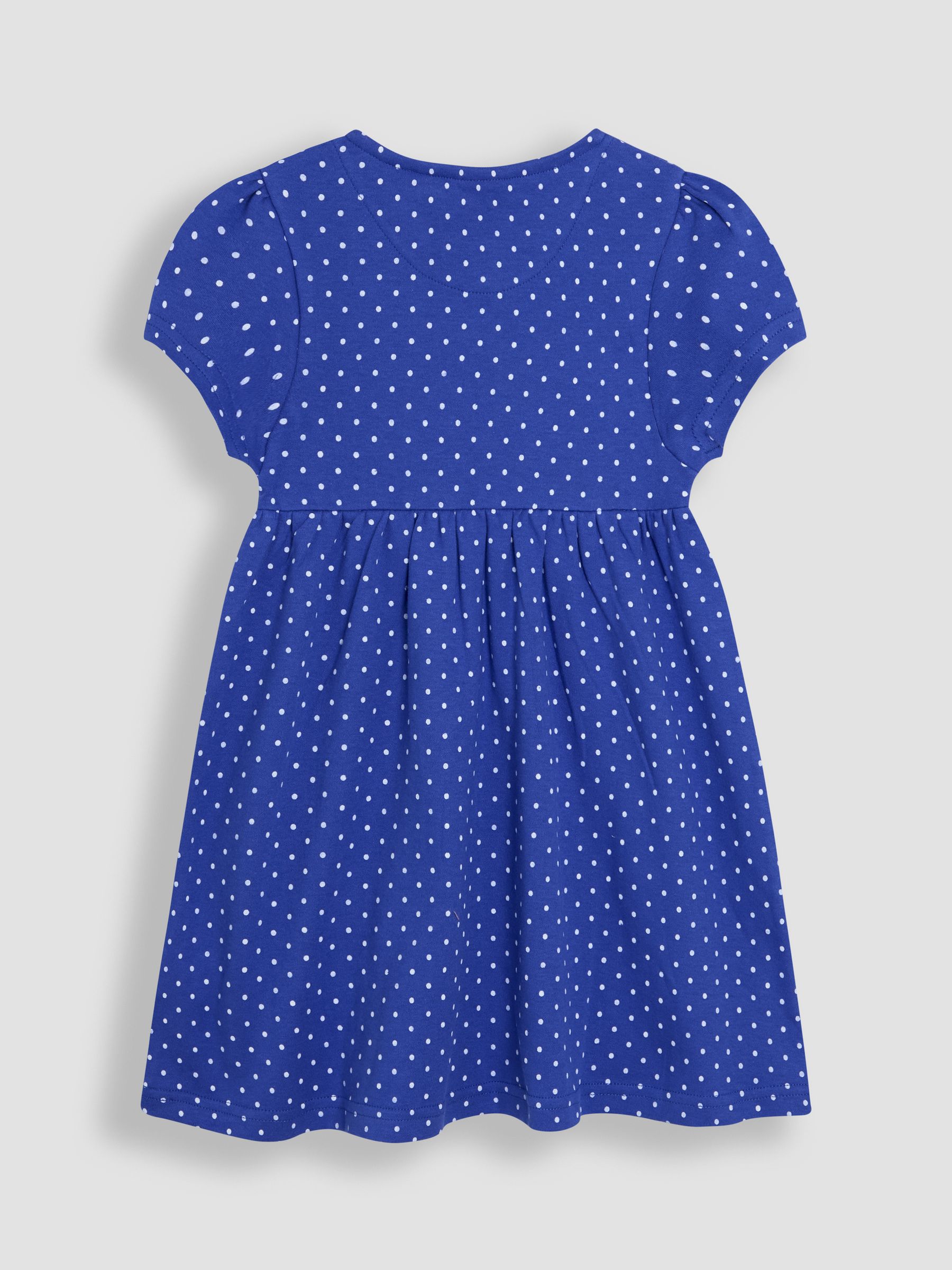 Purple Unicorn Appliqué Button Front Dress - Image 2 of 3