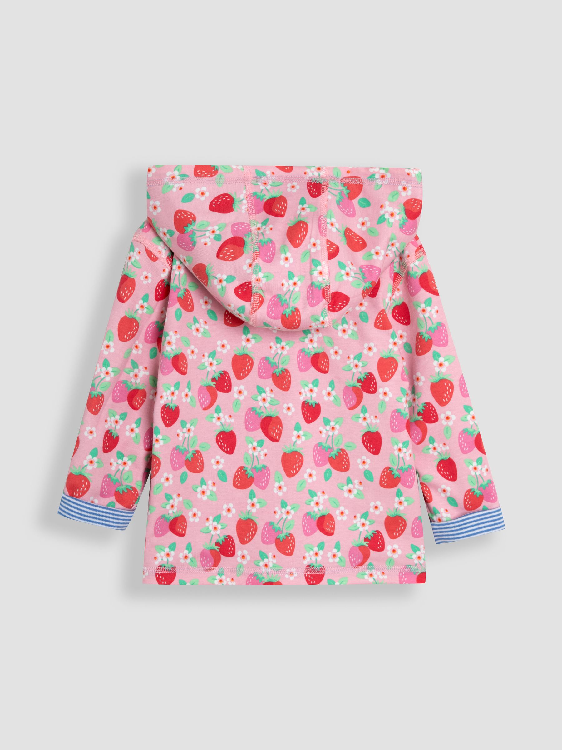 Cornflower Blue Ladybird Appliqué Reversible Hoodie - Image 5 of 9