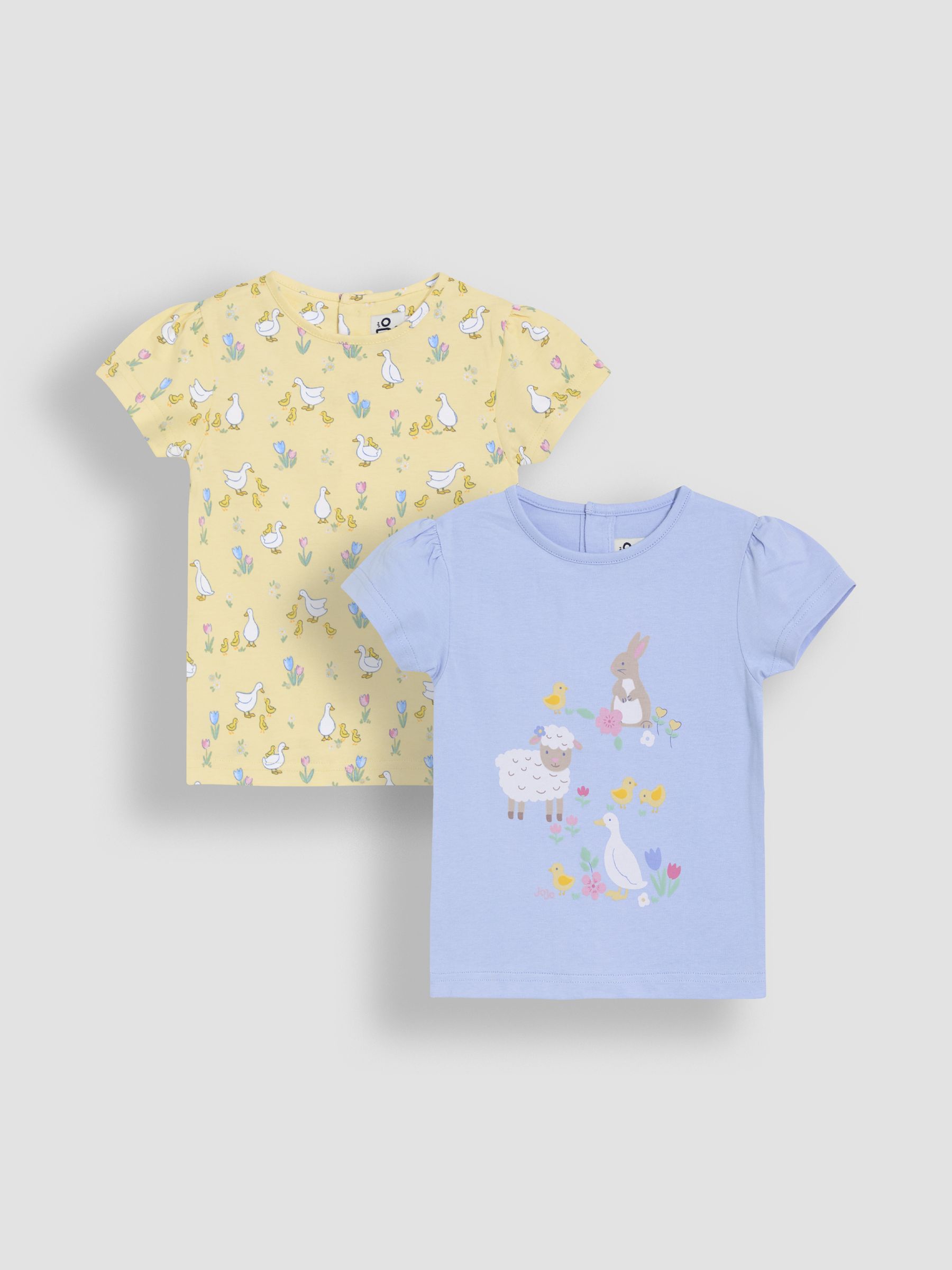 Green Spring Scene Printed T-Shirts 2 Pack - Image 1 of 5