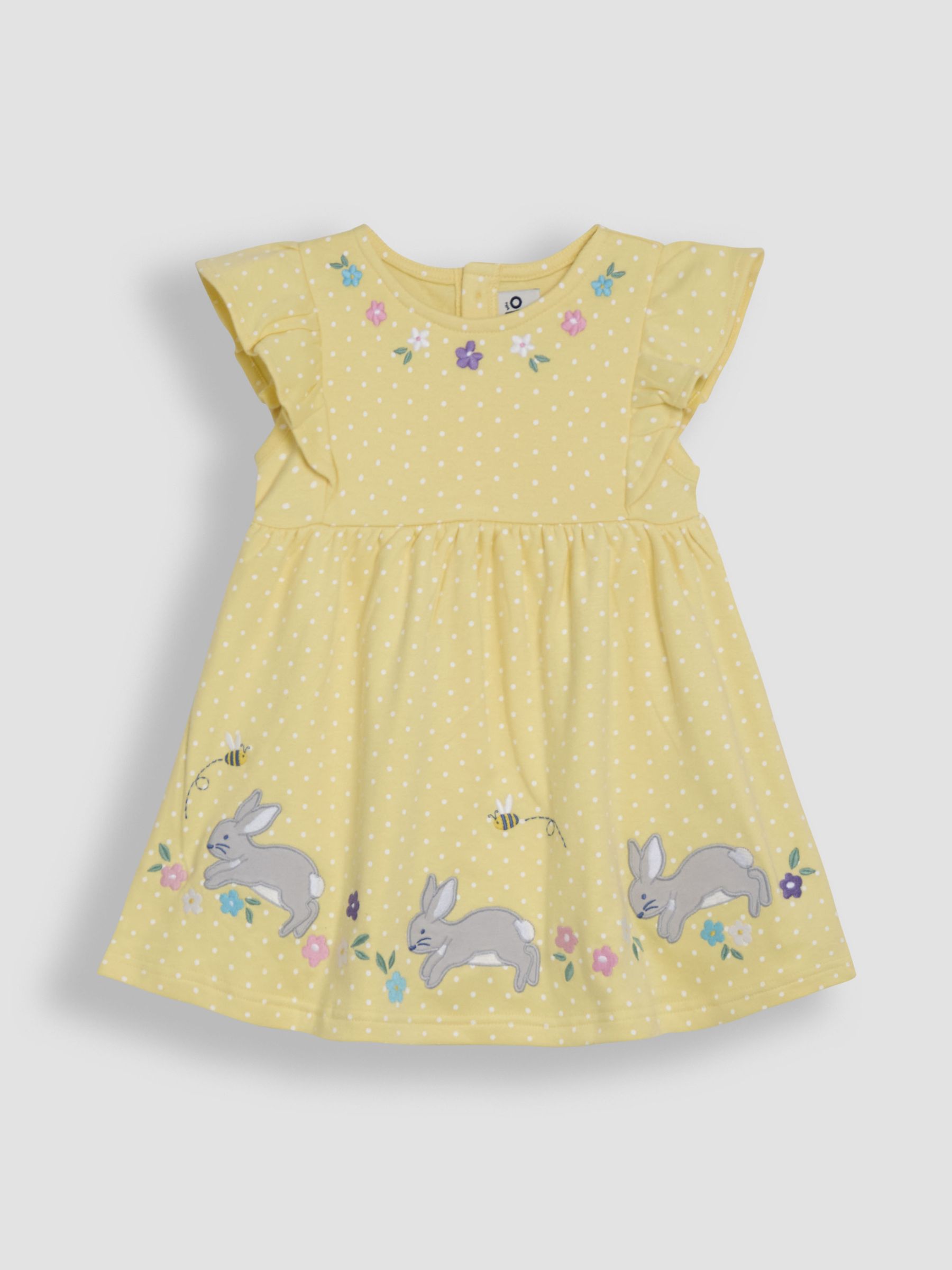Yellow Bunny Appliqué Summer Dress - Image 1 of 8