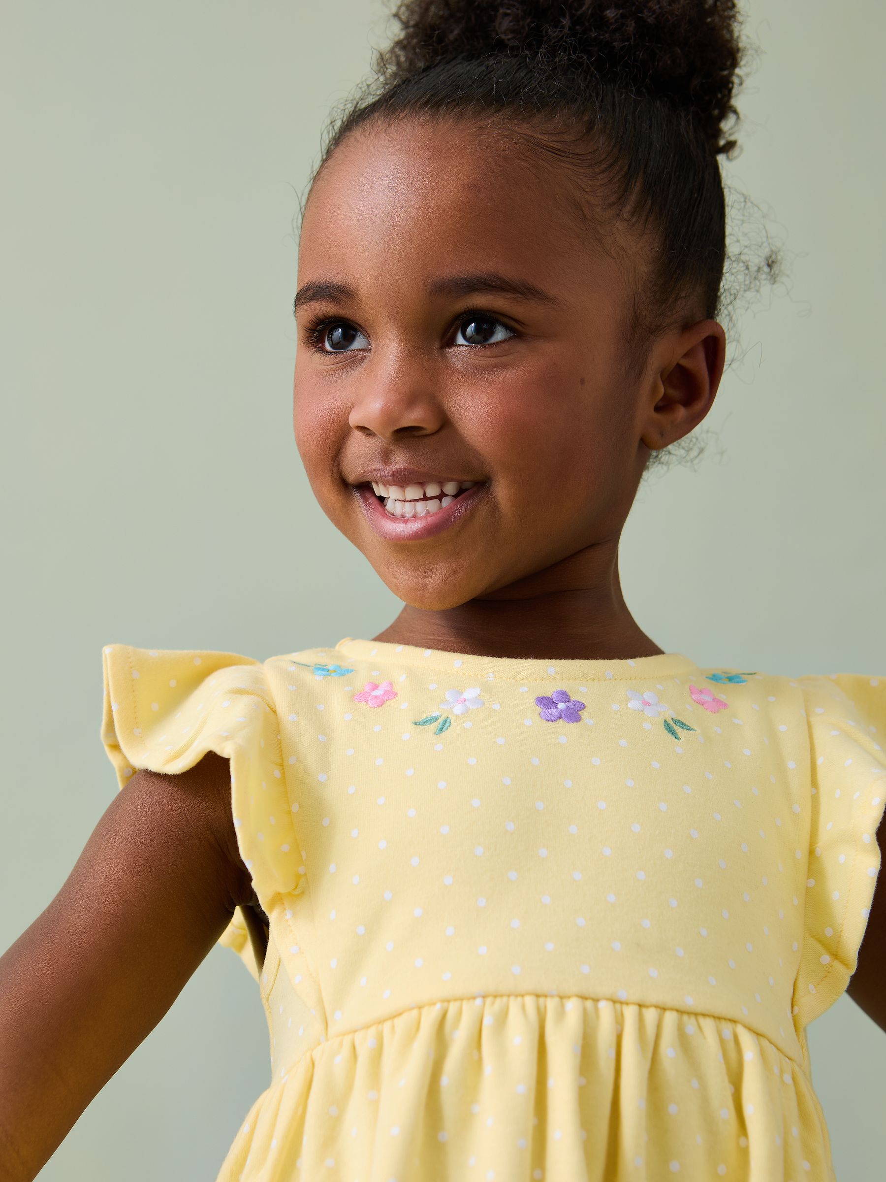 Yellow Bunny Appliqué Summer Dress - Image 6 of 8