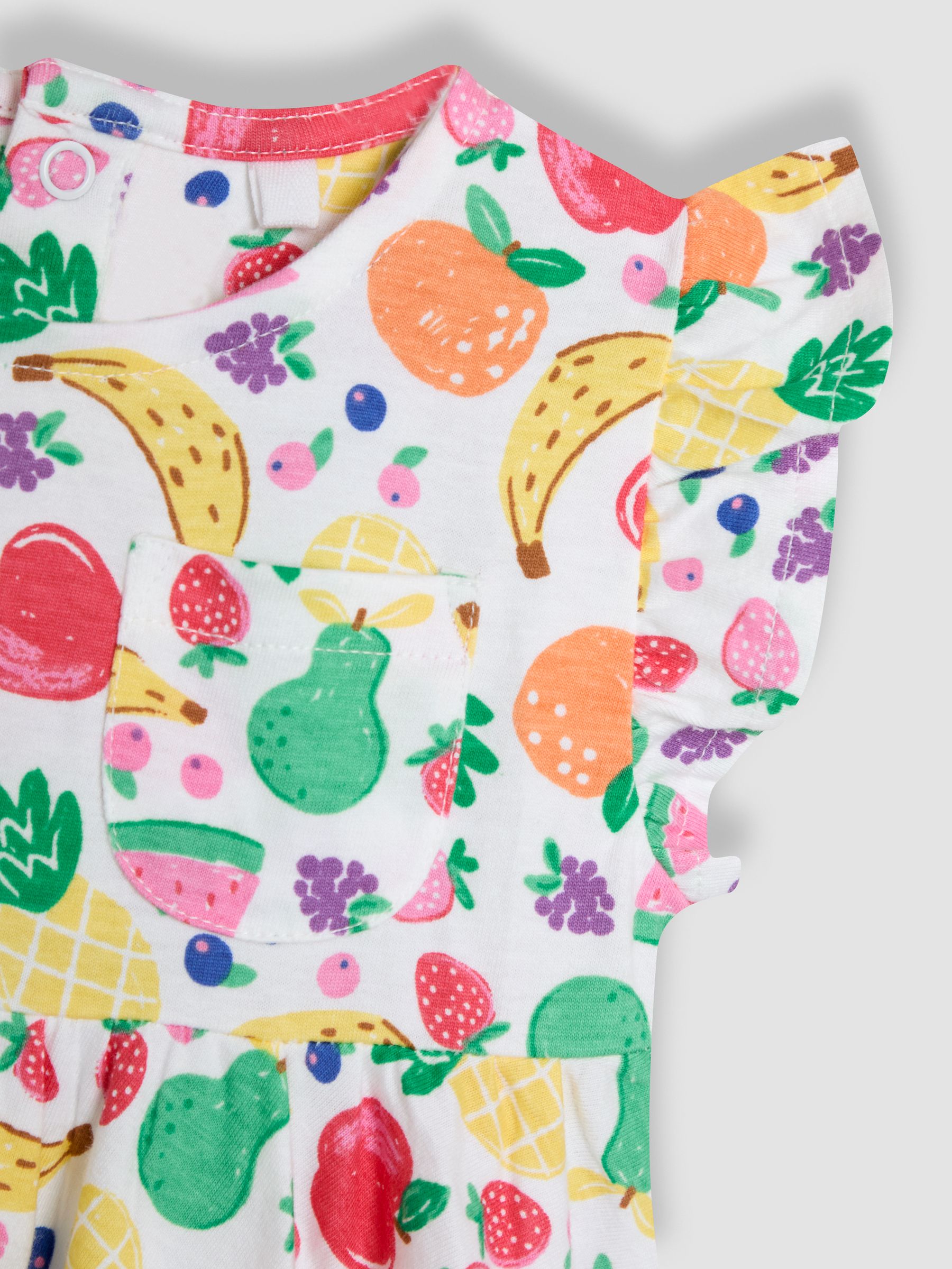 Raspberry Pink Summer Fruits Skater Dress - Image 3 of 3