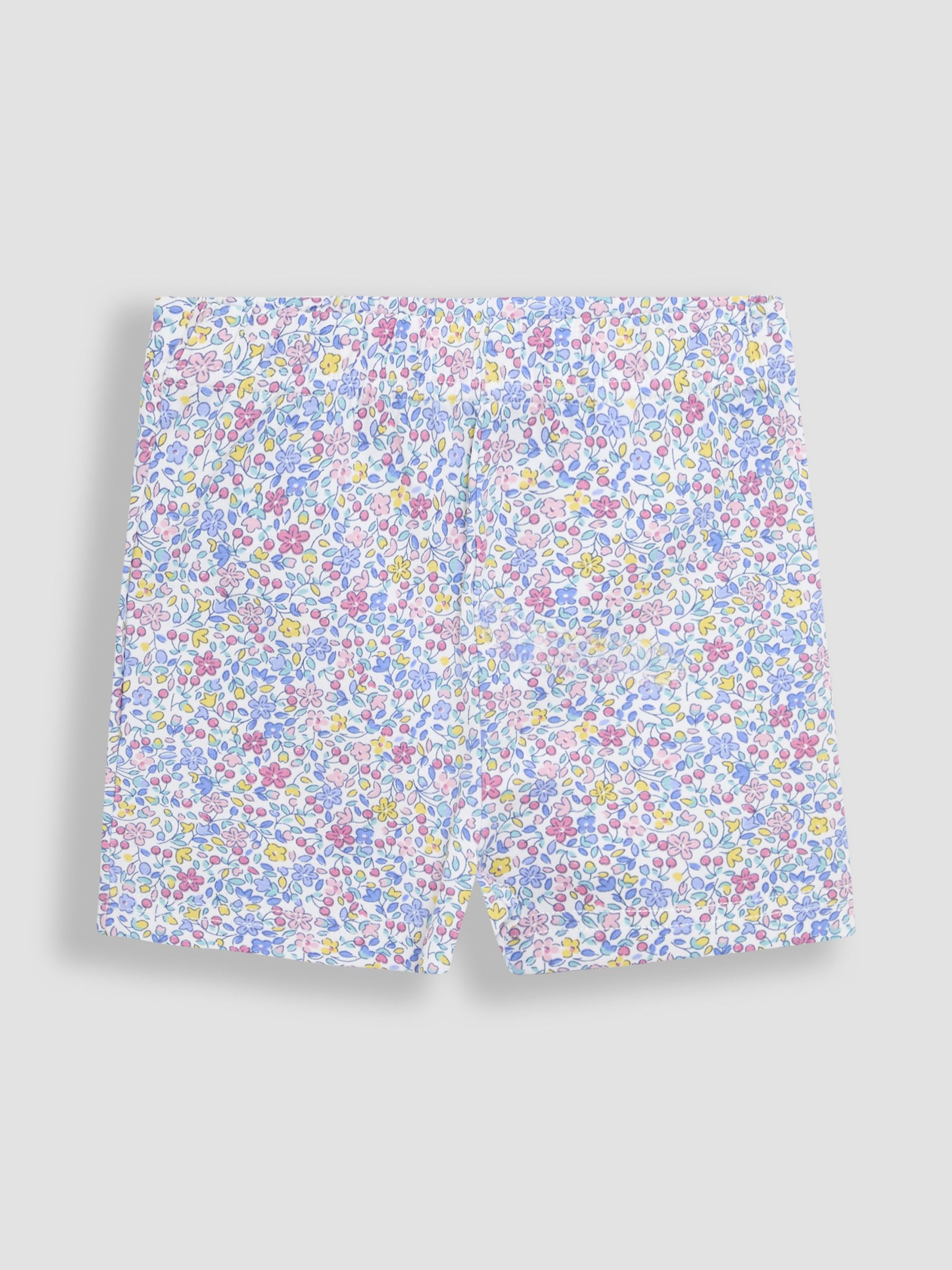Blue Ditsy Floral Print Shorts 2 Pack - Image 2 of 5