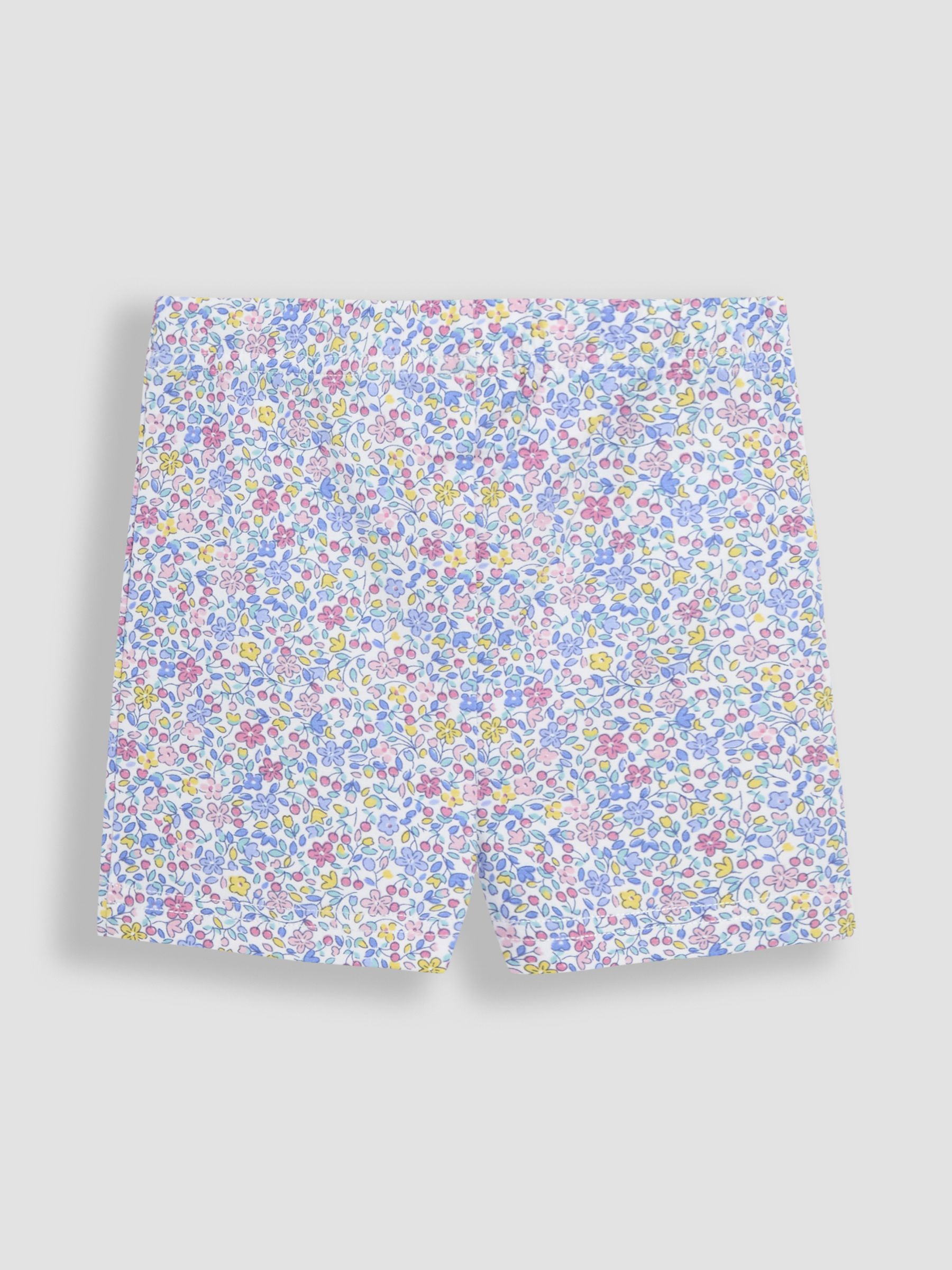 Blue Ditsy Floral Print Shorts 2 Pack - Image 3 of 5