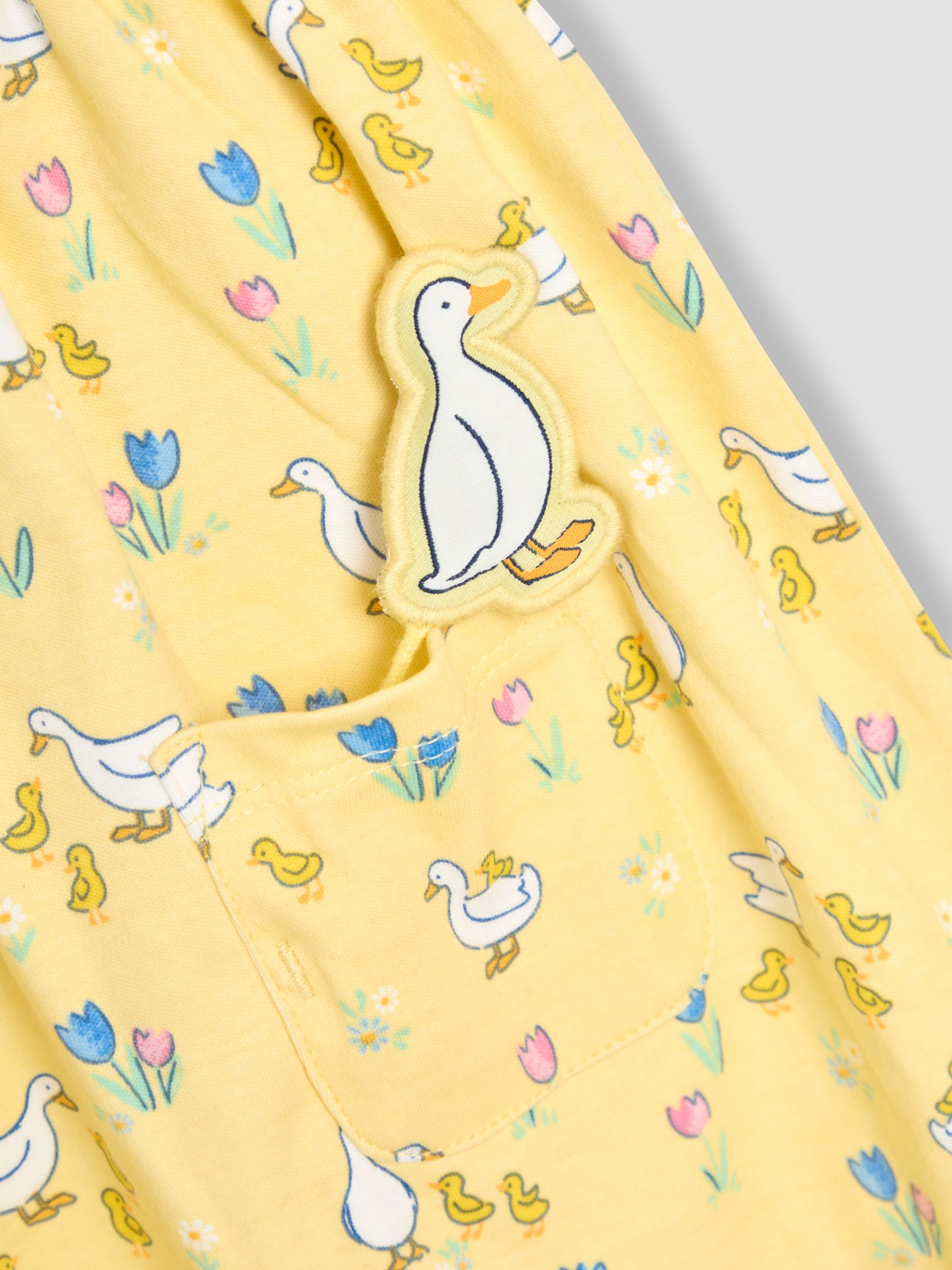 Yellow Duck Button Front Dress - Image 4 of 4