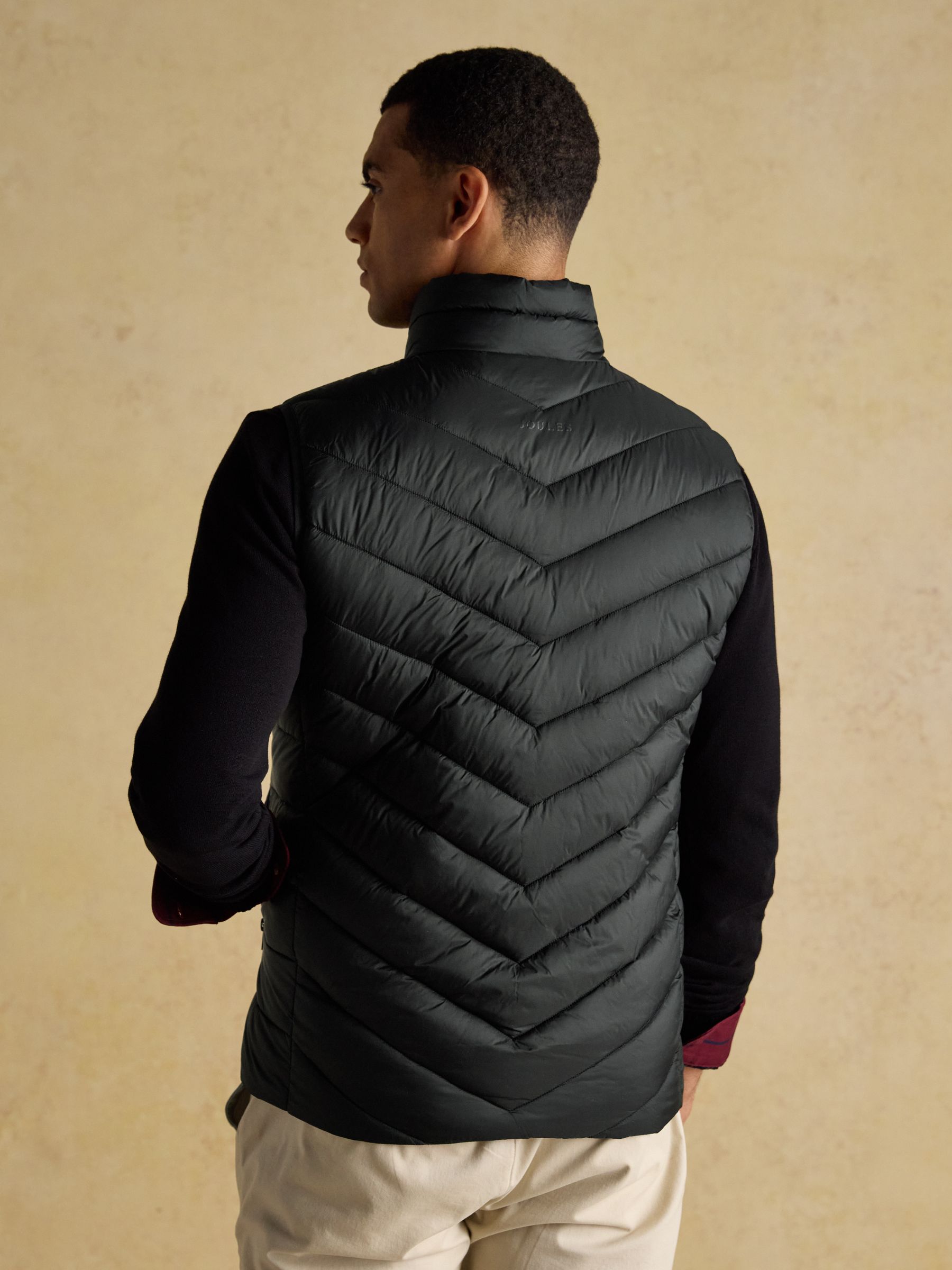 Garrett Black Showerproof Padded Gilet - Image 2 of 10