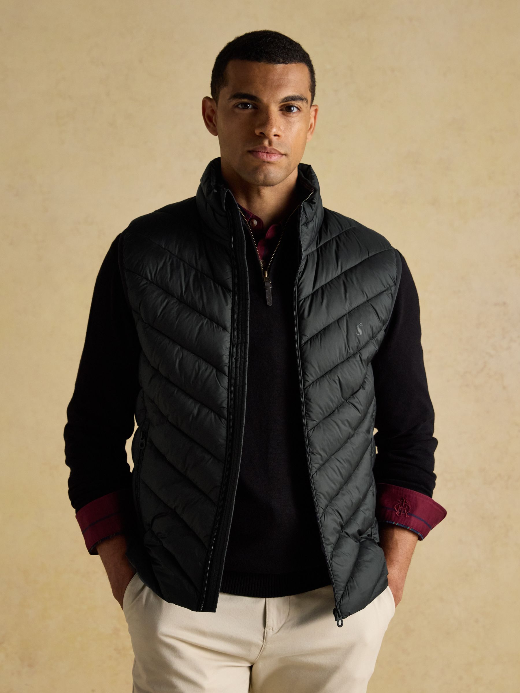 Garrett Black Showerproof Padded Gilet - Image 4 of 10