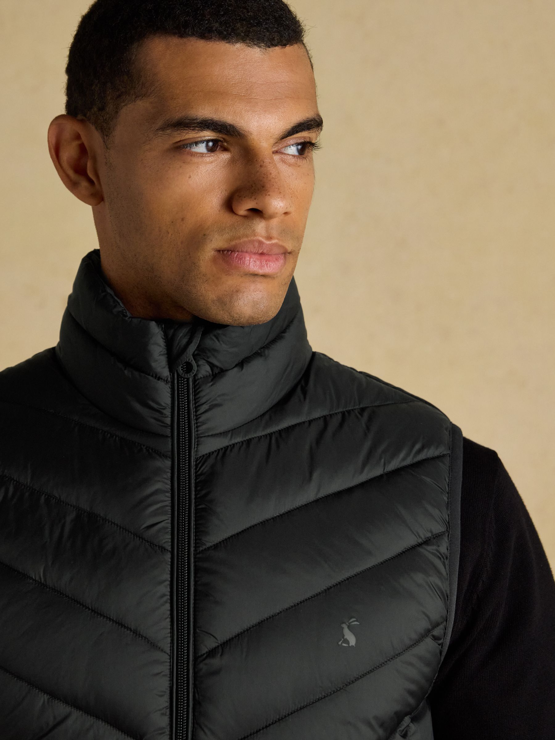 Garrett Black Showerproof Padded Gilet - Image 6 of 10