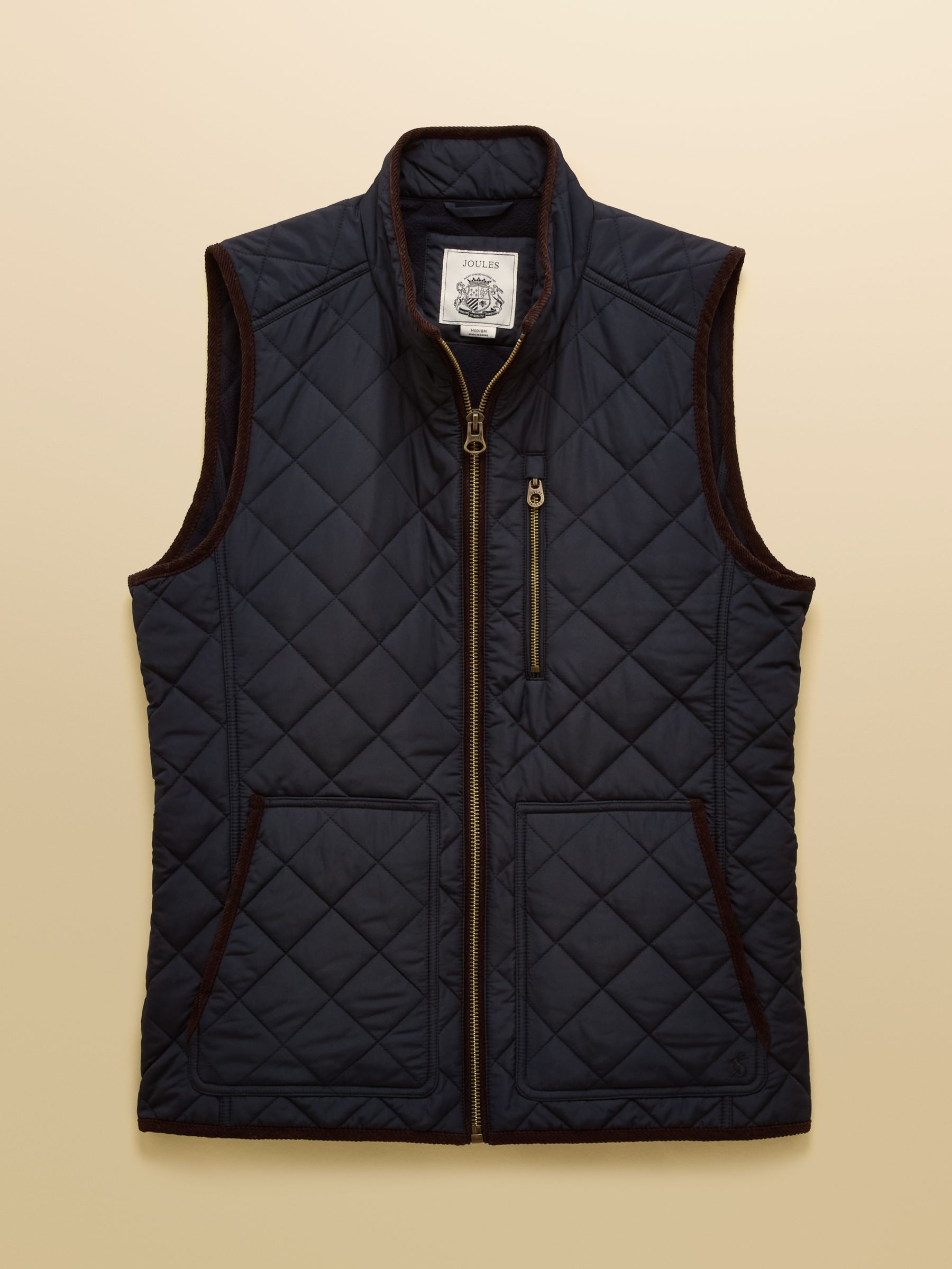 Maynard Navy Diamond Quilted Gilet - Image 11 of 11 Maynard Navy Diamond Quilted Gilet - Image 11 of 11