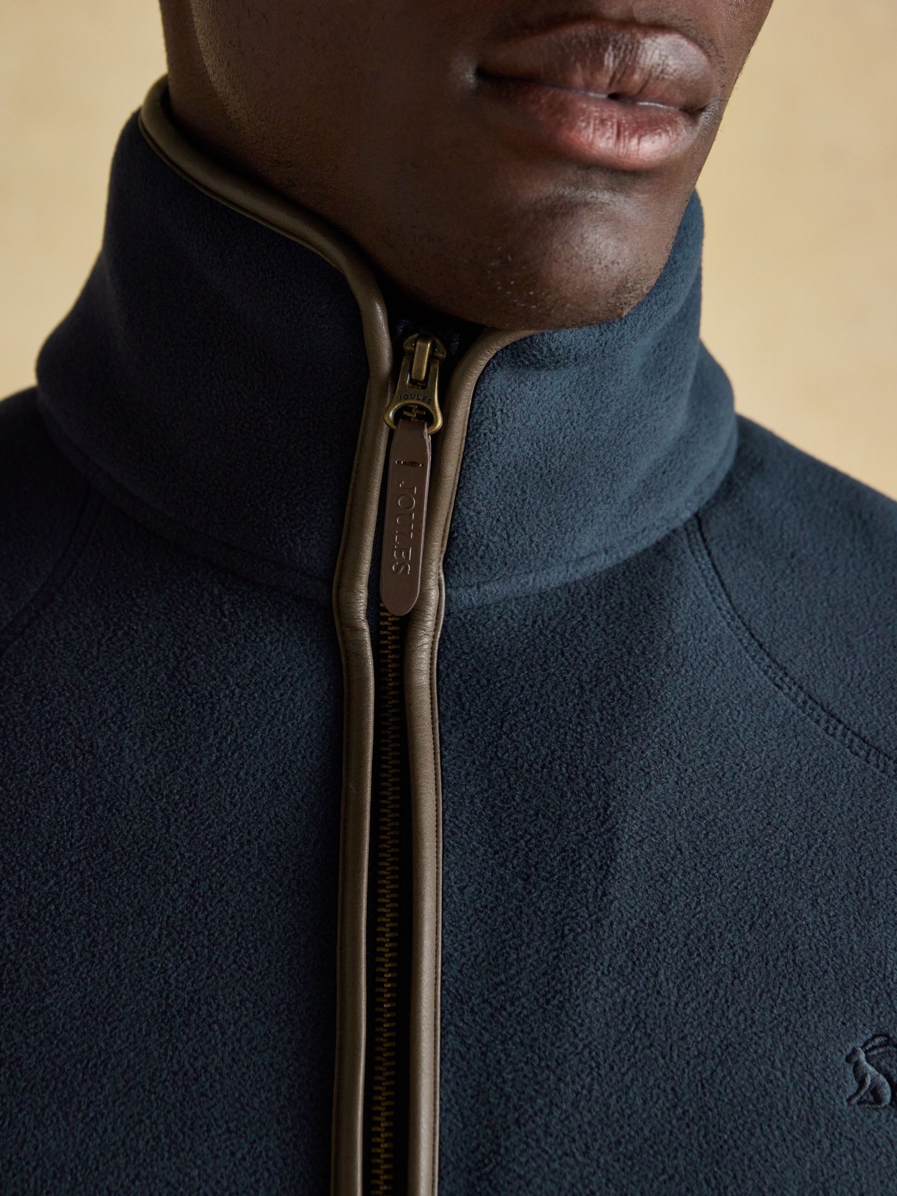 Heritage Fleece Navy Gilet - Image 10 of 13