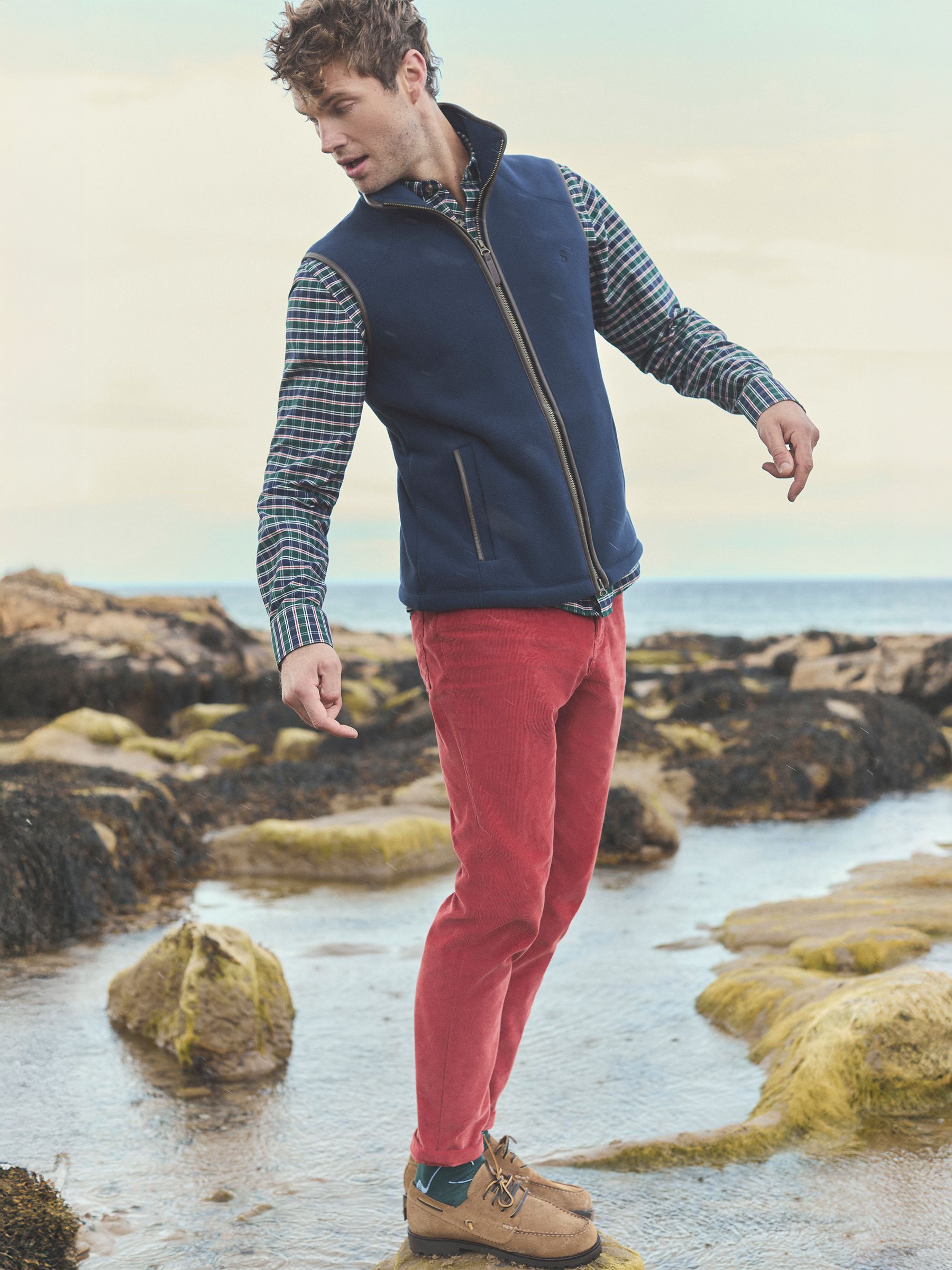 Heritage Fleece Navy Gilet - Image 2 of 13 Heritage Fleece Navy Gilet - Image 2 of 13