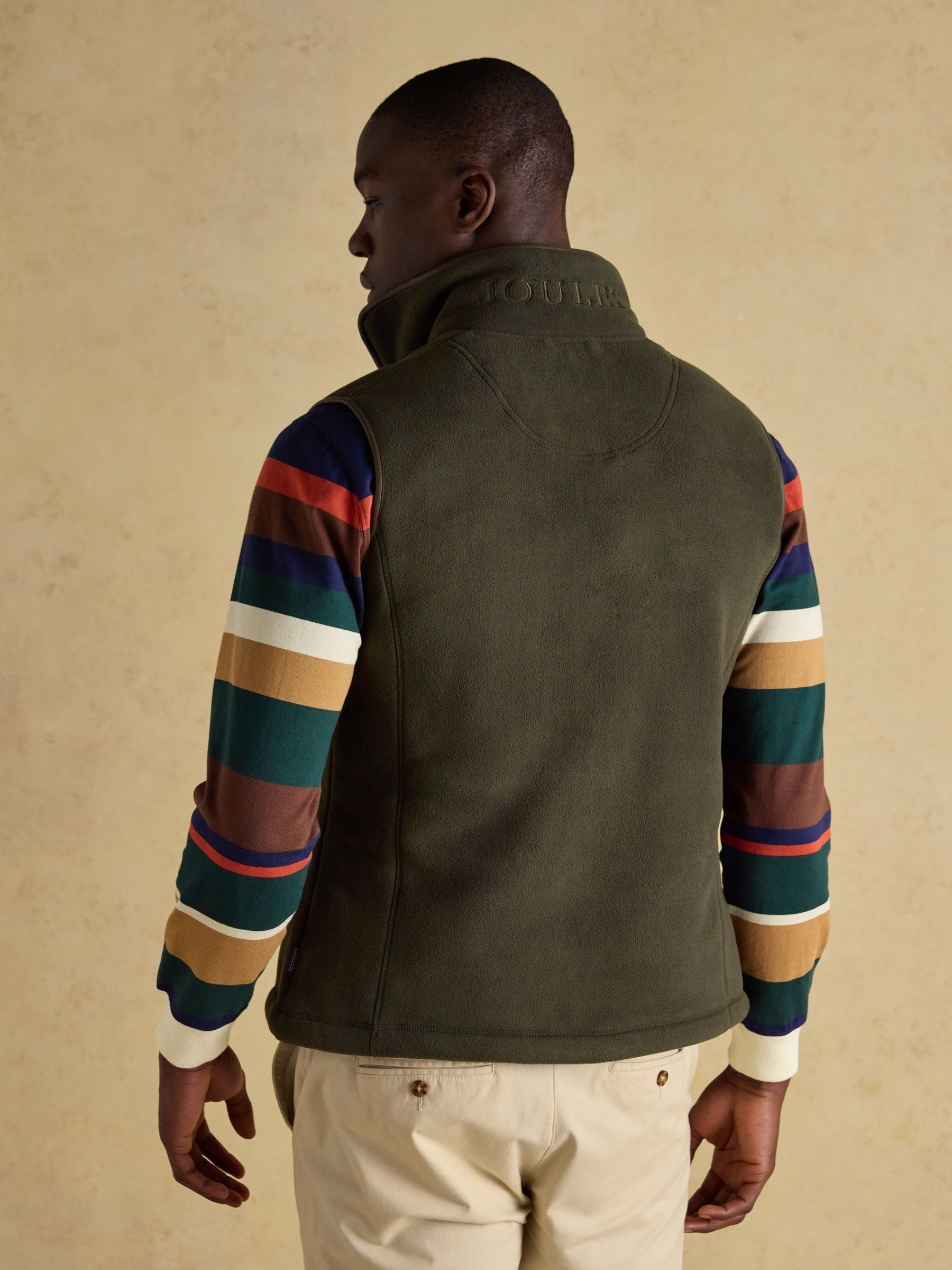 Heritage Fleece Green Gilet - Image 3 of 10