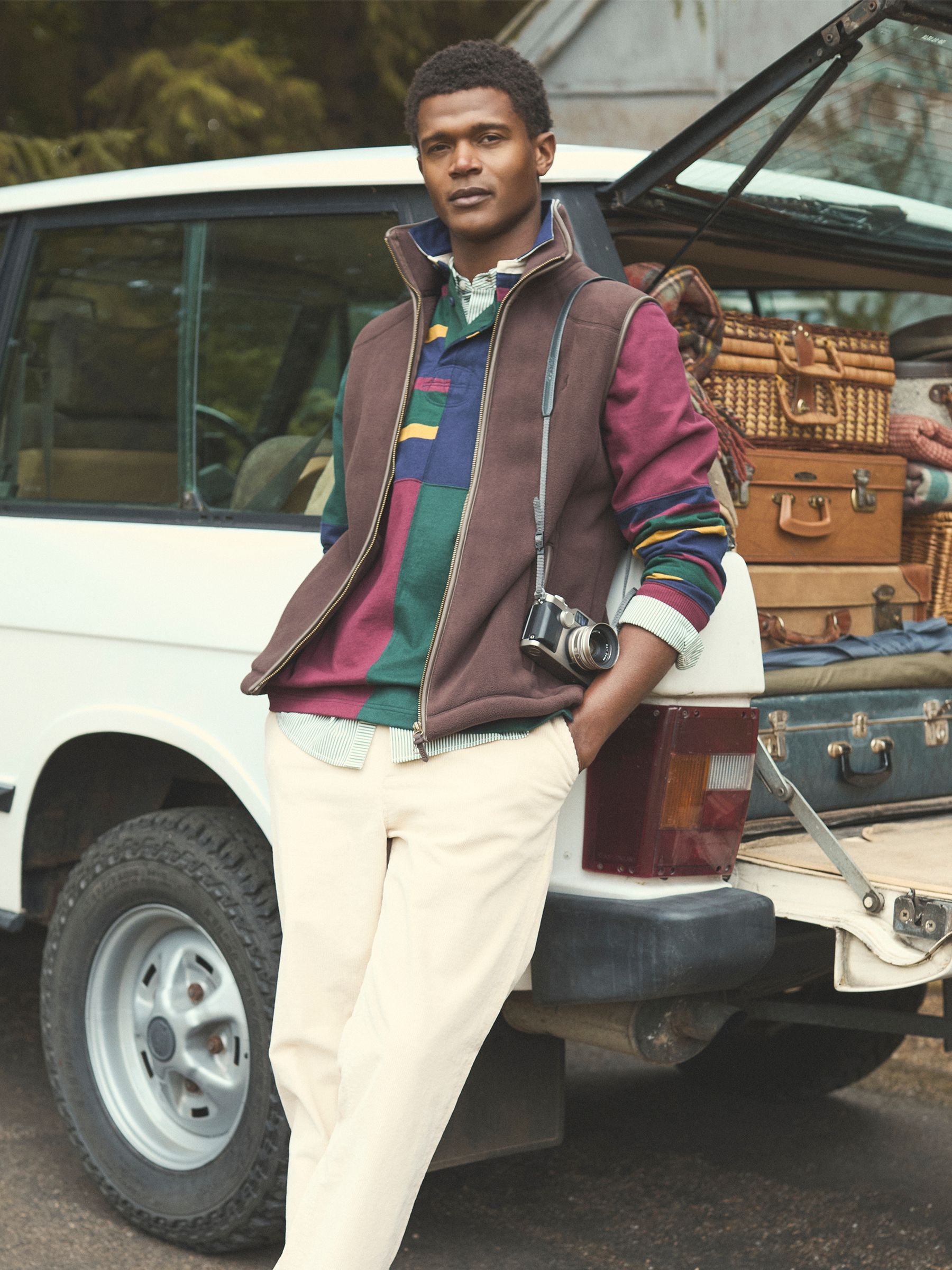 Heritage Fleece Brown Gilet - Image 2 of 15 Heritage Fleece Brown Gilet - Image 2 of 15