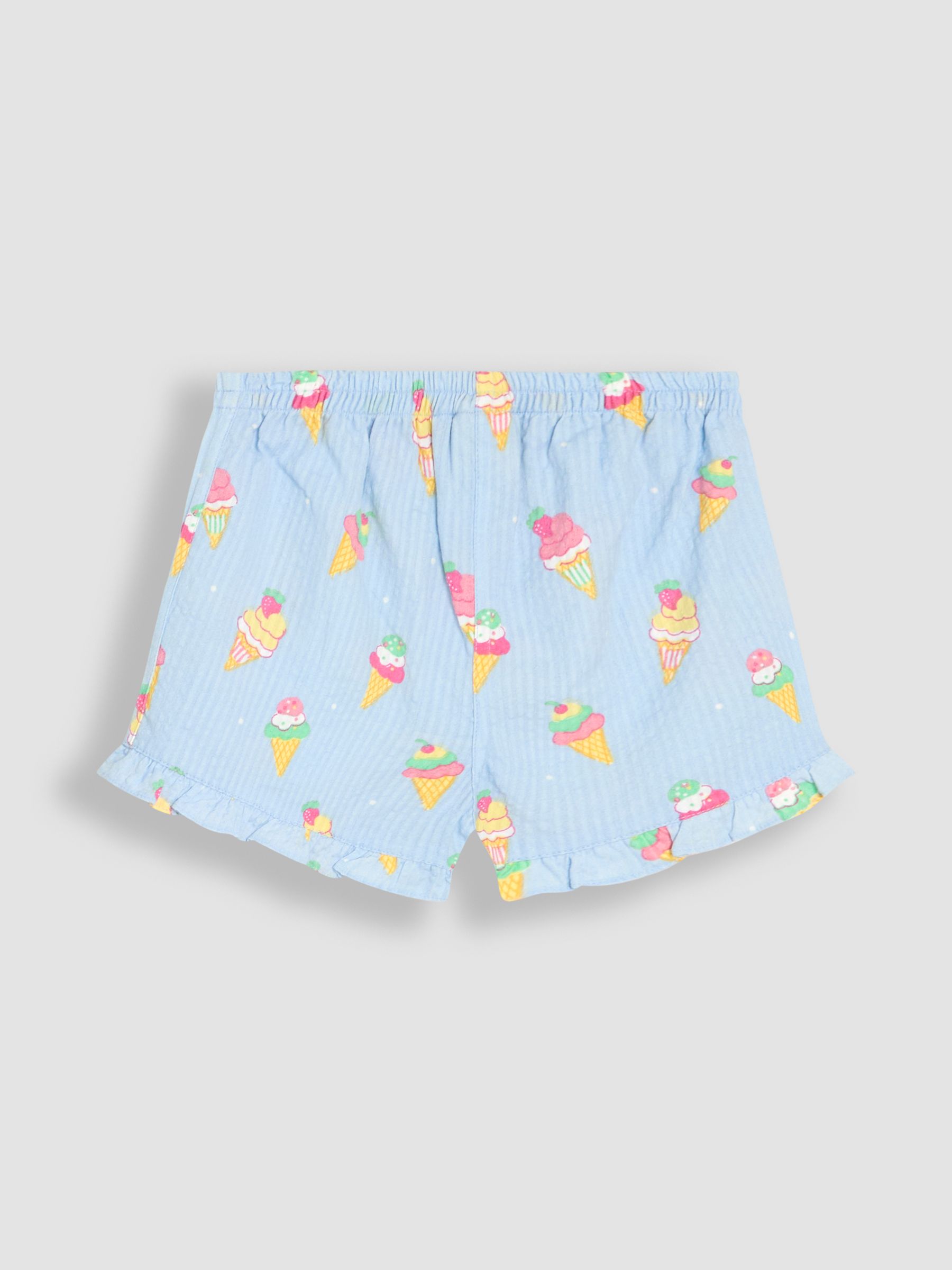 Pale Blue Print Woven Pyjamas - Image 9 of 11