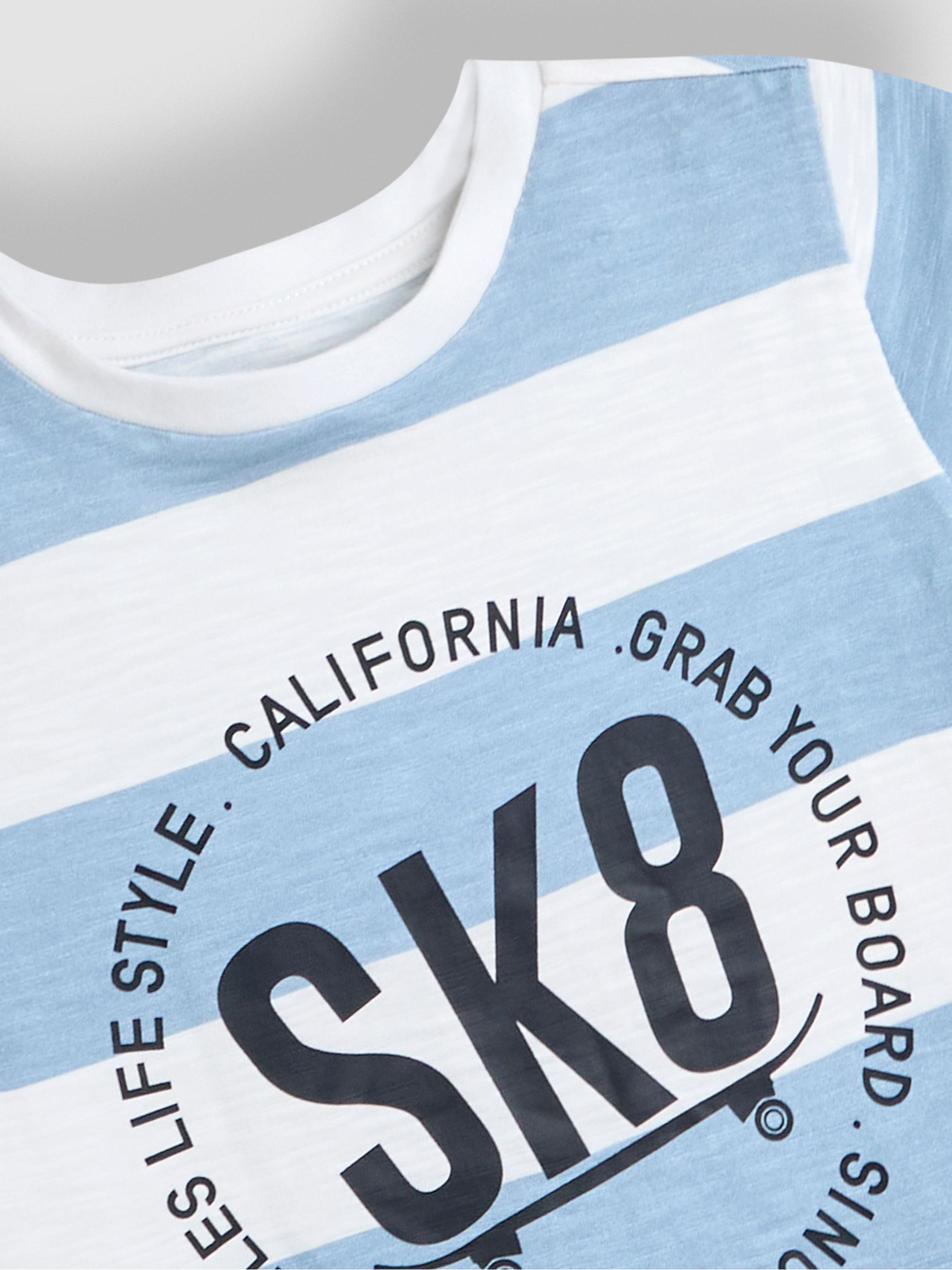 Blue Skate Striped T-Shirt - Image 3 of 3