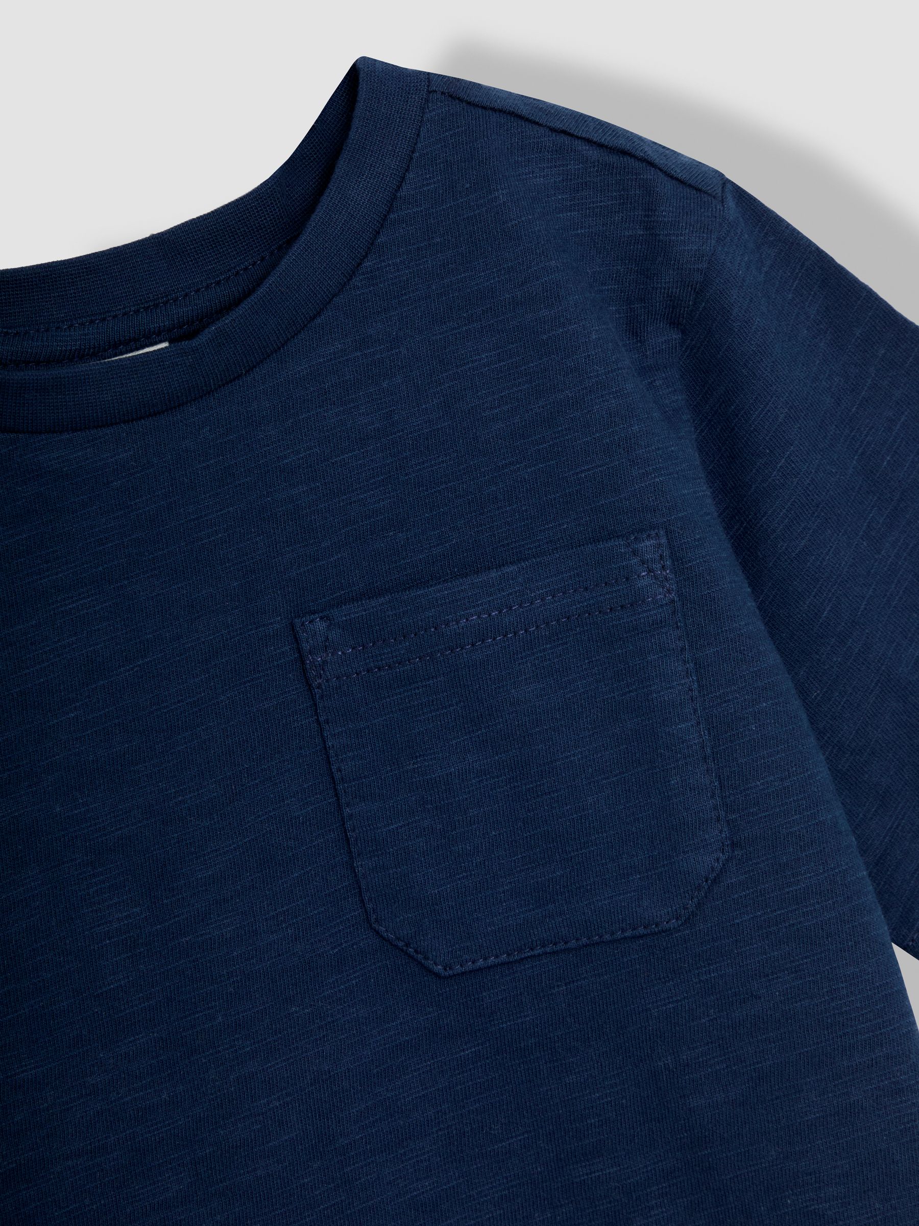 Blue 2 Pack New York & Striped T-Shirts - Image 3 of 3