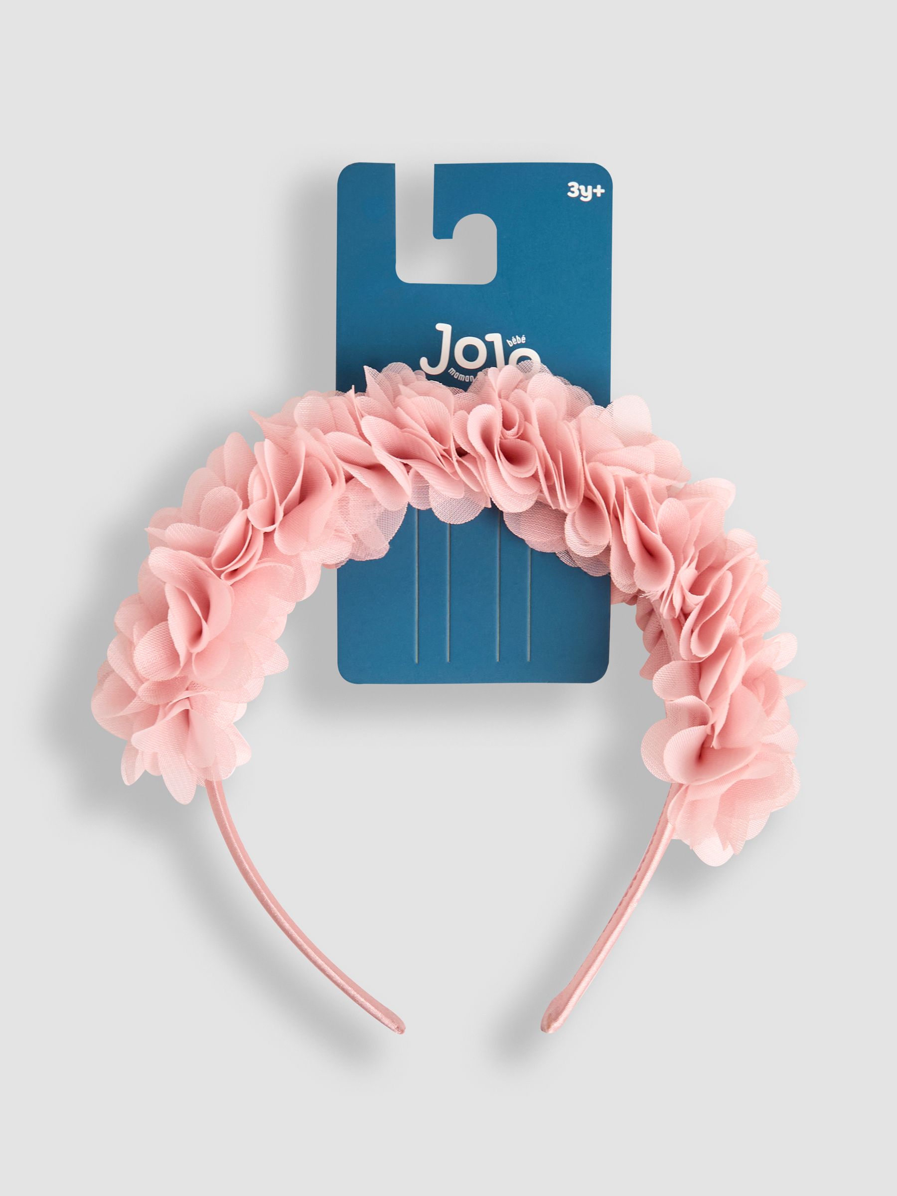 Pink Flower Crown Headband - Image 6 of 6