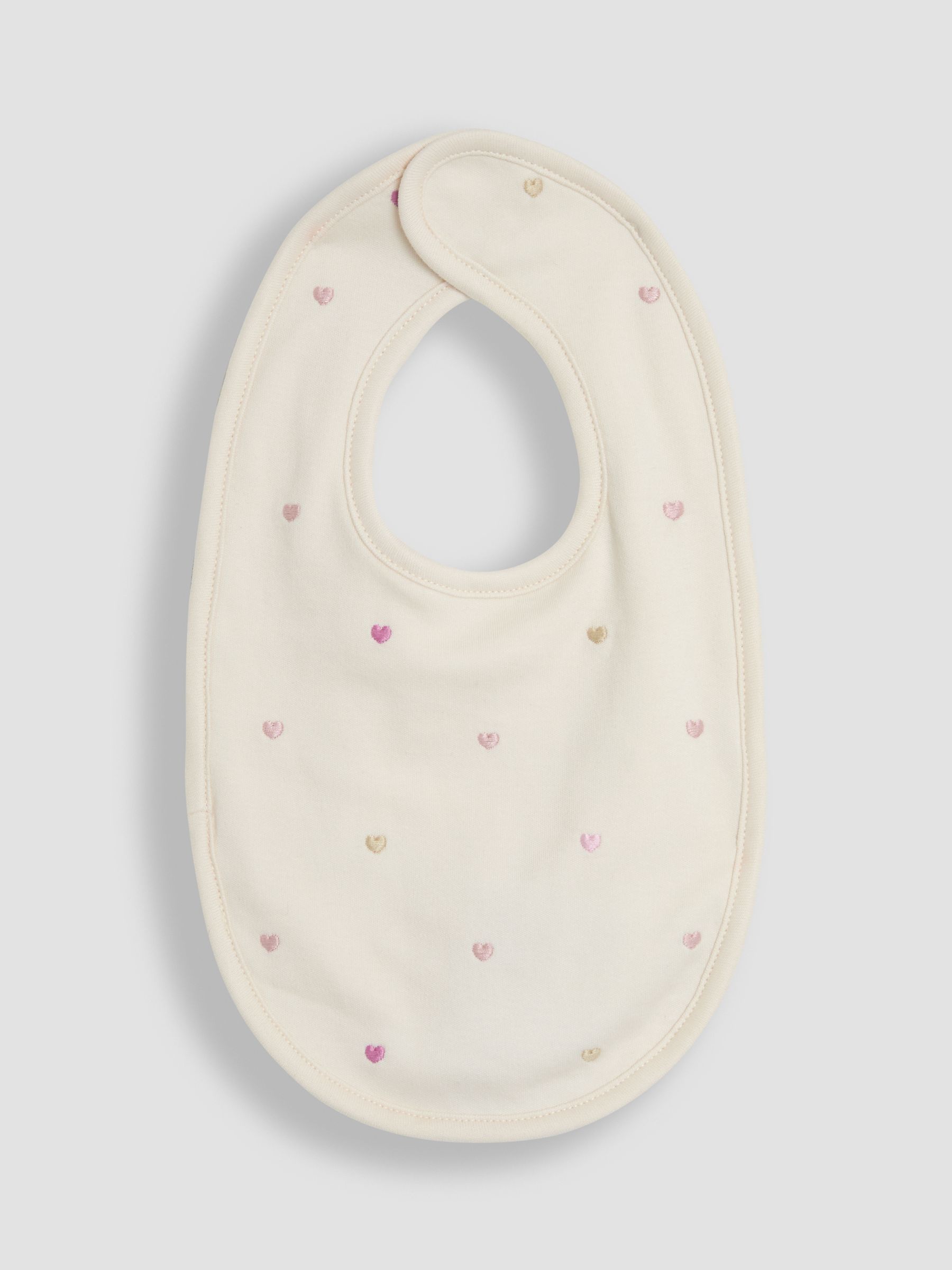 Cream Baby Embroidered Bib - Image 1 of 3