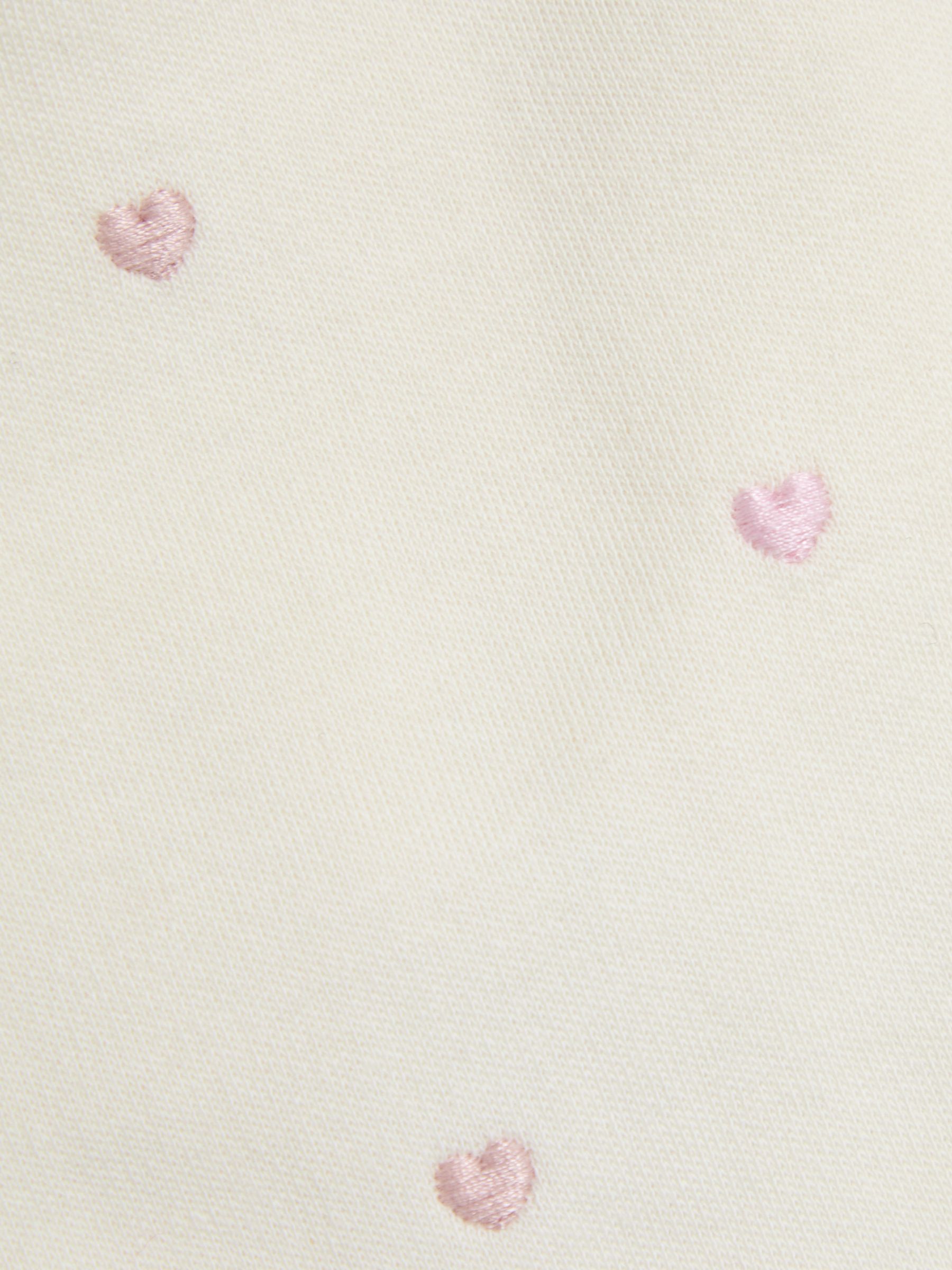 Cream Baby Embroidered Bib - Image 3 of 3
