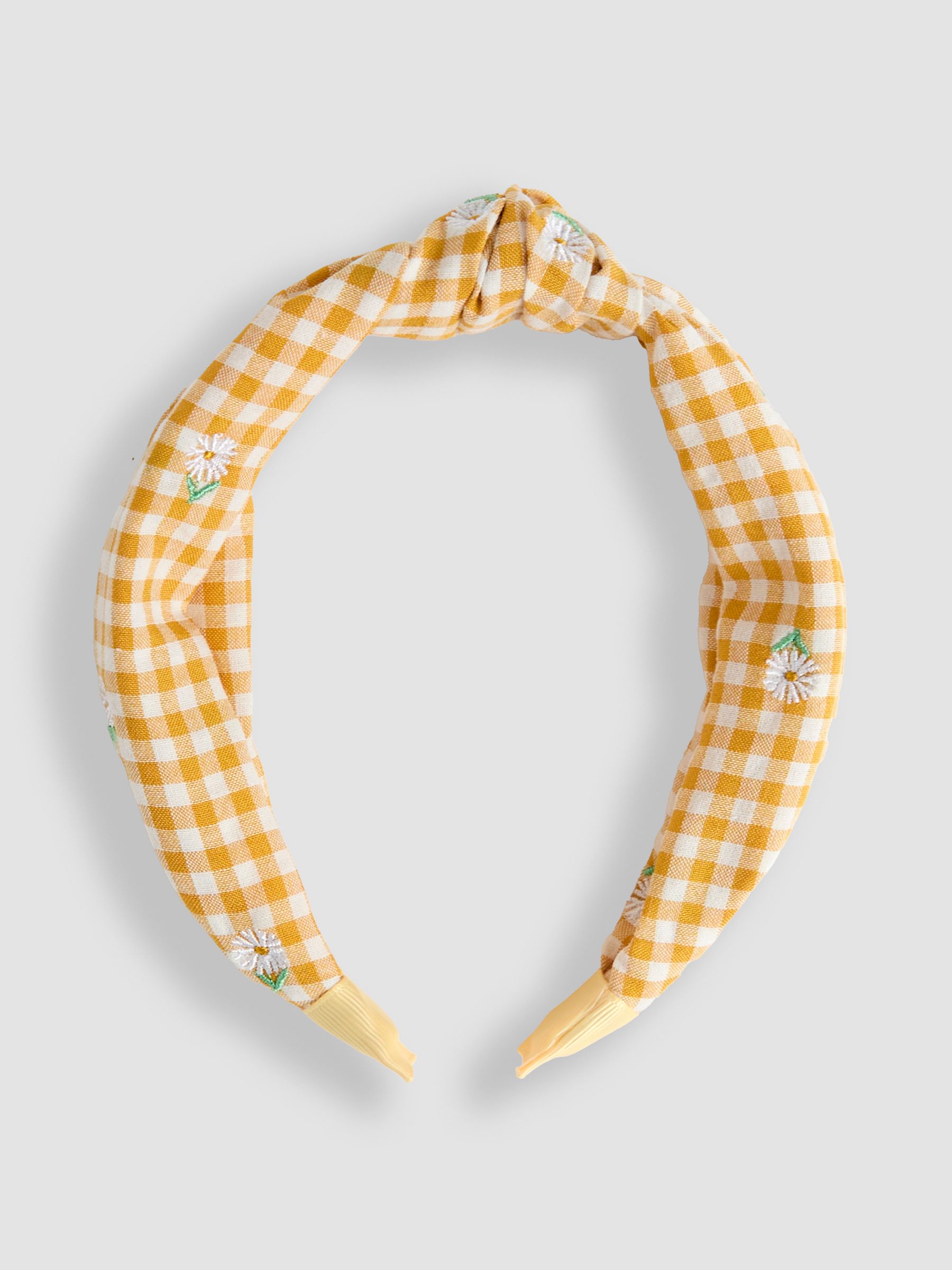 Yellow Floral Print Knot Headband - Image 1 of 4