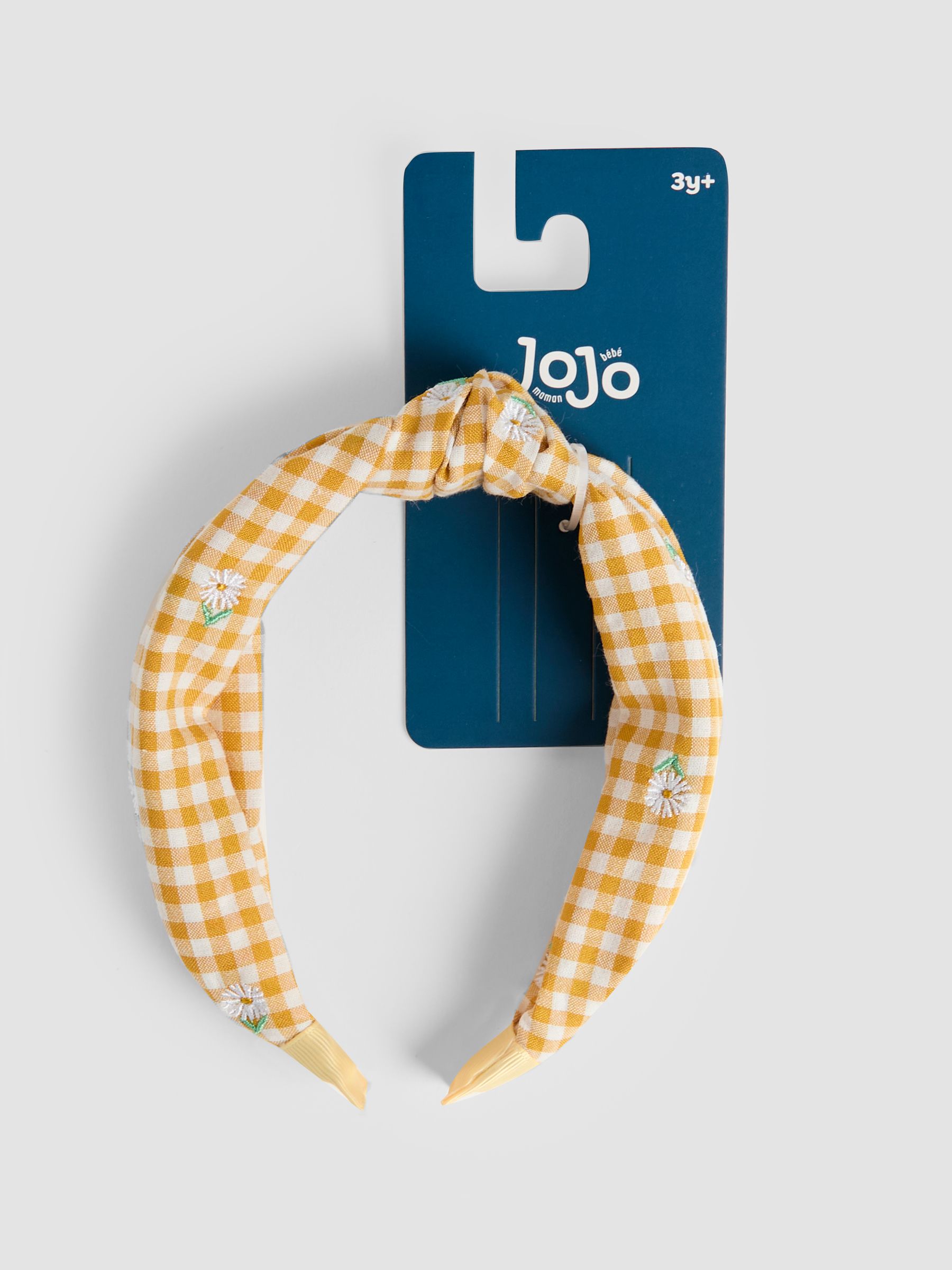 Yellow Floral Print Knot Headband - Image 2 of 4