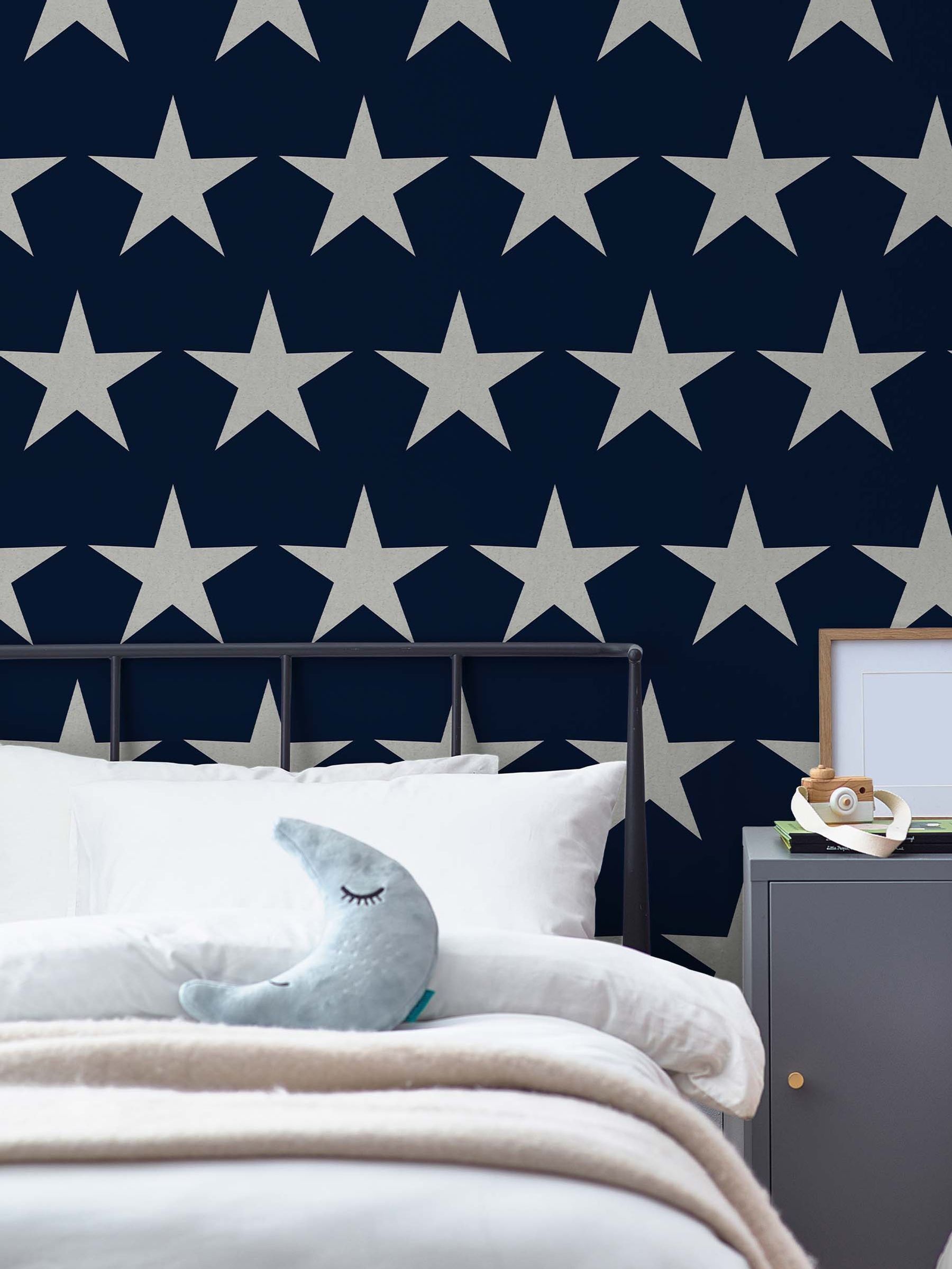 Next Navy Blue Stars 10M Wallpaper - Image 1 of 4 Next Navy Blue Stars 10M Wallpaper - Image 1 of 4