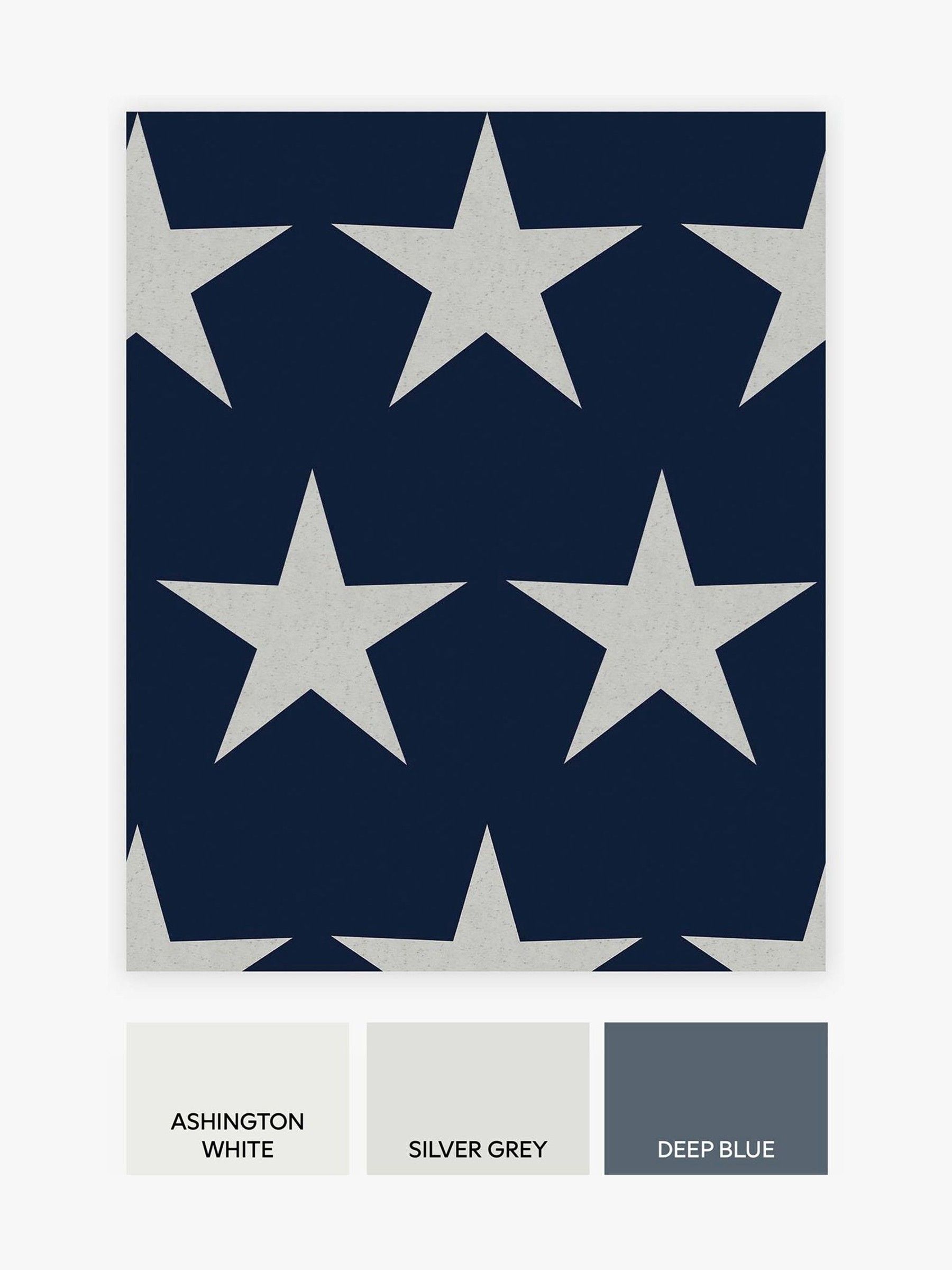 Next Navy Blue Stars 10M Wallpaper - Image 3 of 4