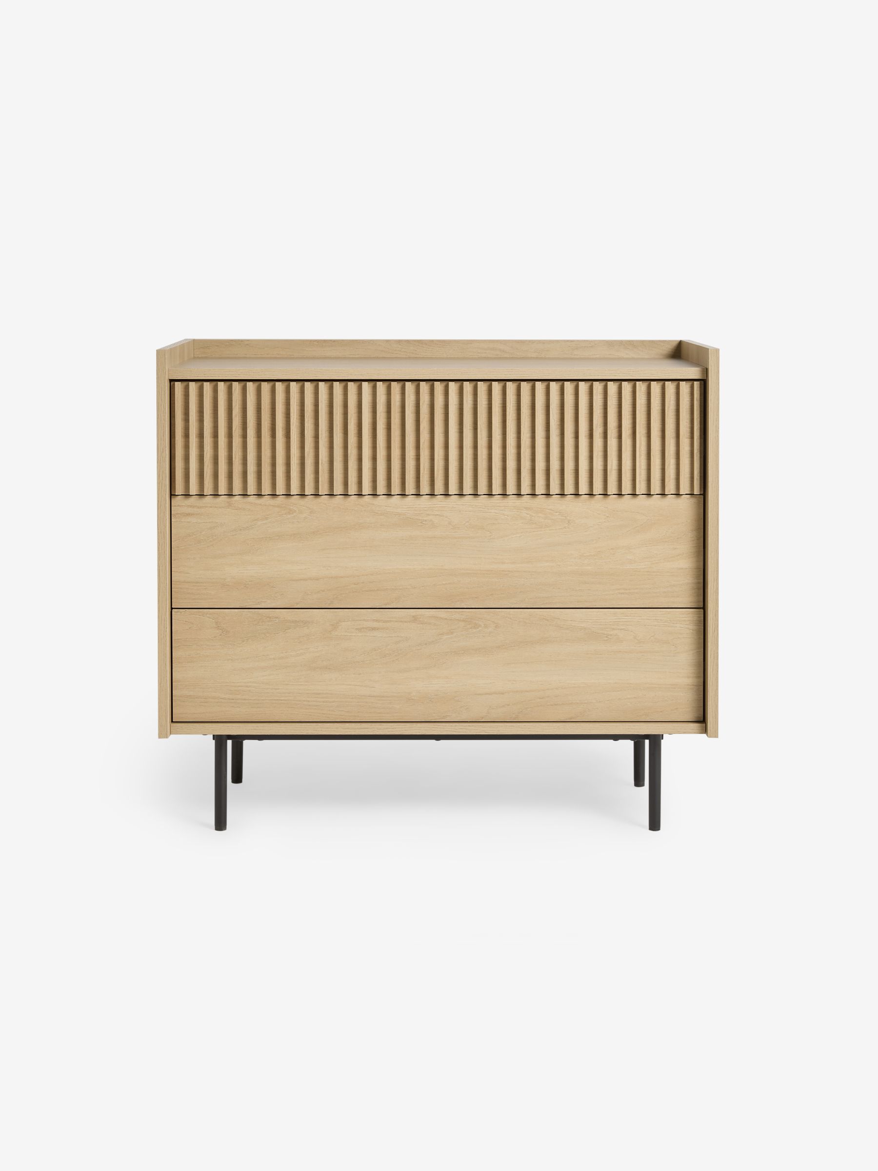 Blaze 3 Drawer Chest of Drawers in Oak Effect - Image 5 of 5