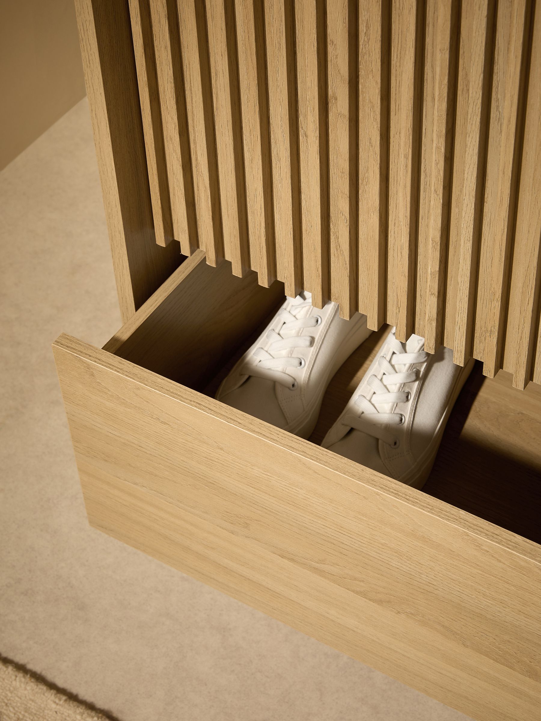 Blaze Double, 2 Drawers Wardrobe in Oak Effect - Image 3 of 6