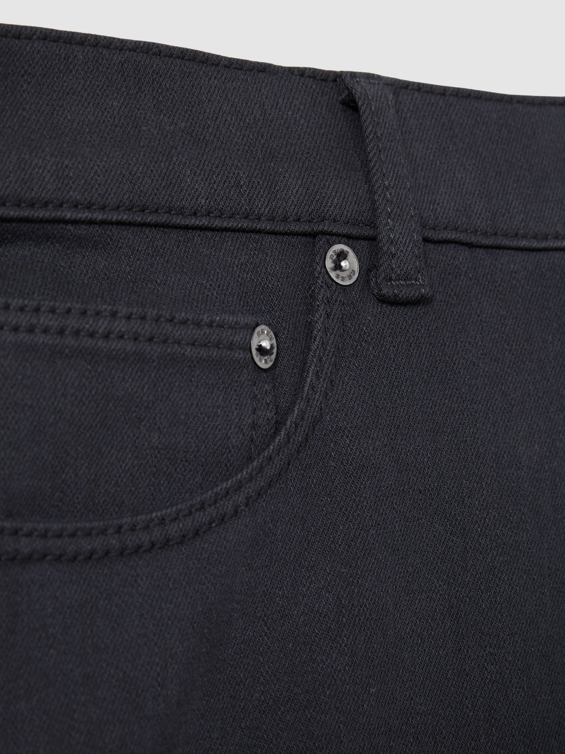 Cotton-Stretch Slim-Fit Jeans in Navy - Image 6 of 6