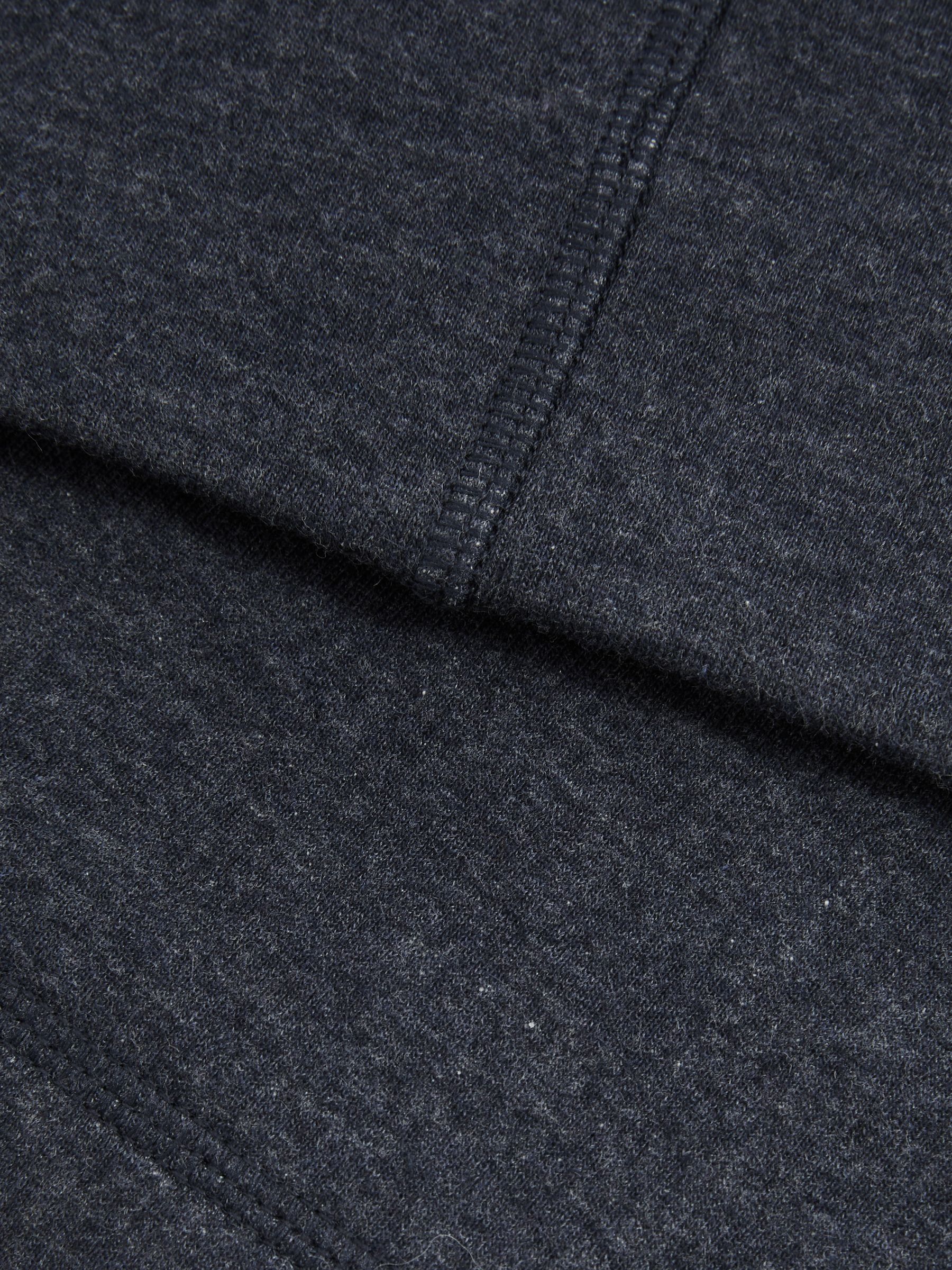 Cotton-Blend High-Neck Top in Navy - Image 6 of 6