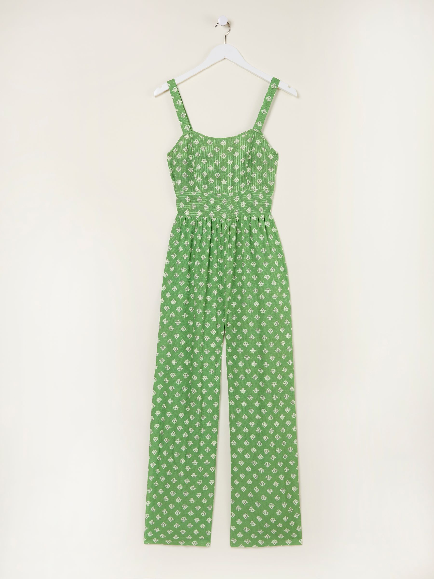 Ruby Mid Green Woodblock Ruby Jumpsuit - Image 5 of 5