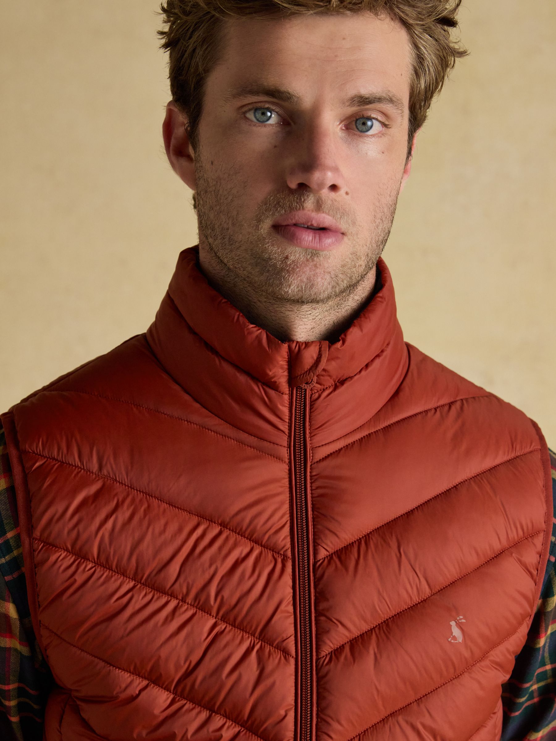 Garrett Orange Showerproof Padded Gilet - Image 5 of 10