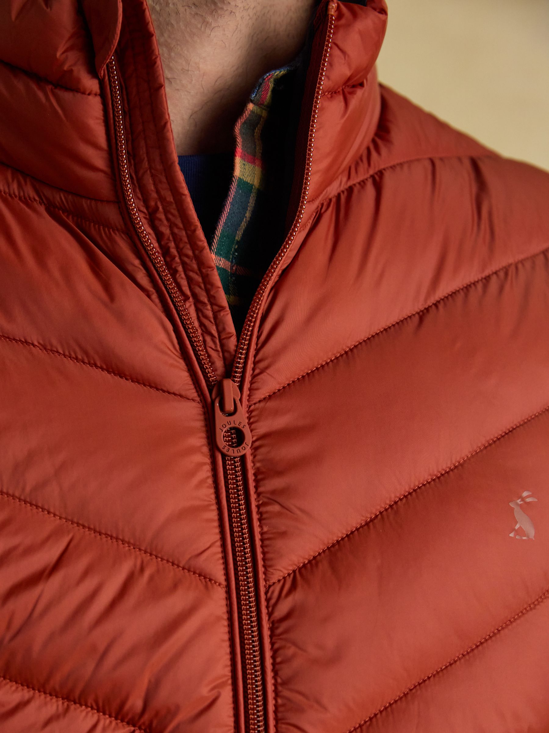 Garrett Orange Showerproof Padded Gilet - Image 8 of 10