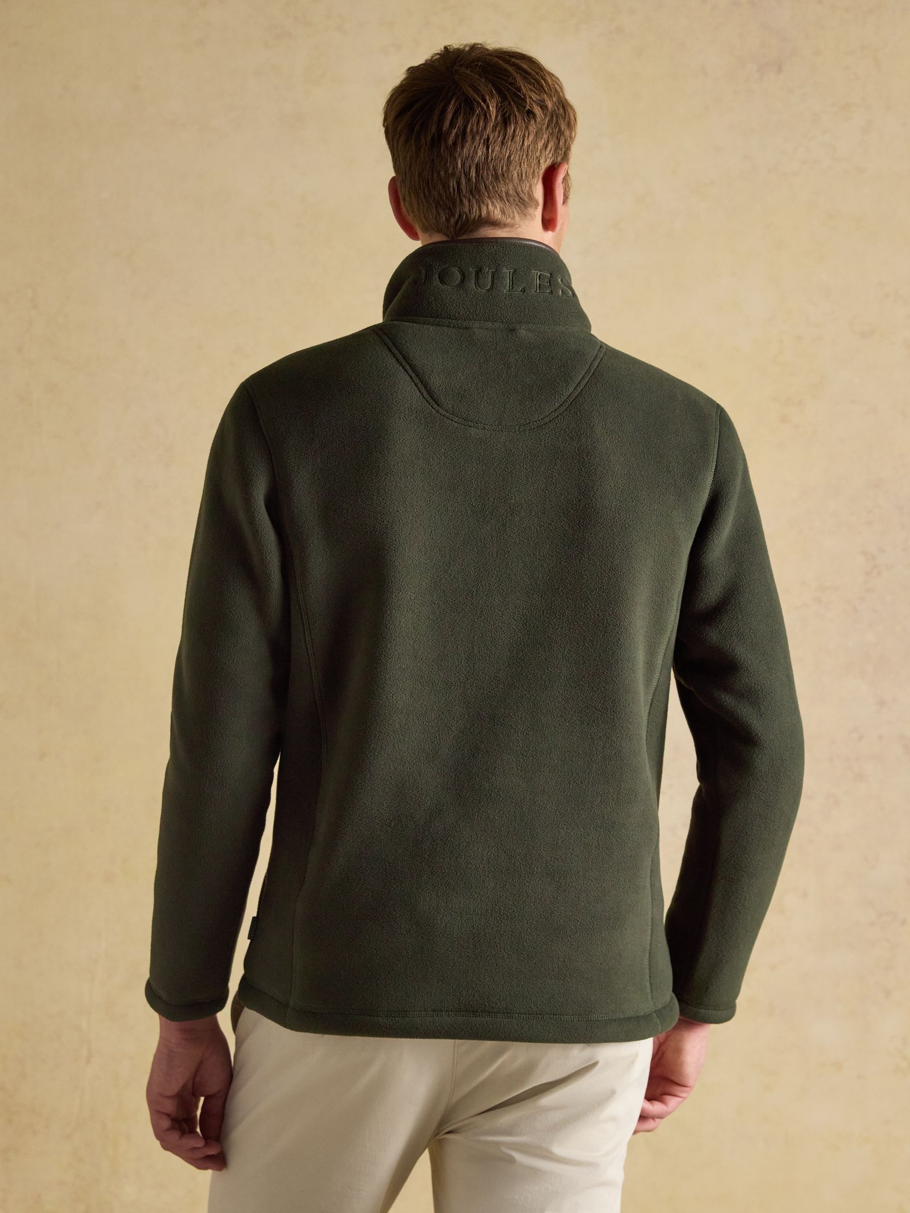Heritage Fleece Dark Green Quarter Zip - Image 3 of 9