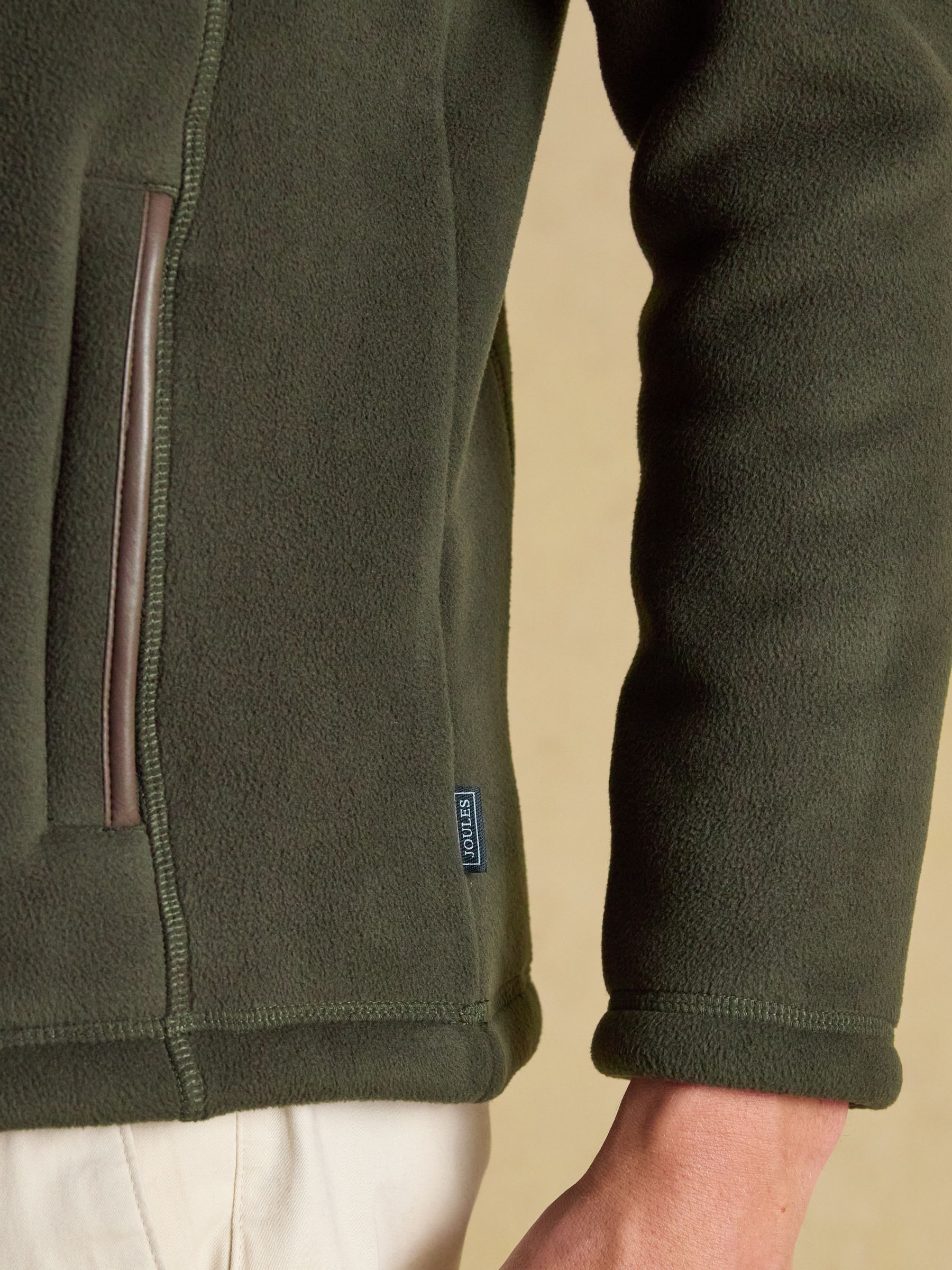 Heritage Fleece Dark Green Quarter Zip - Image 5 of 9