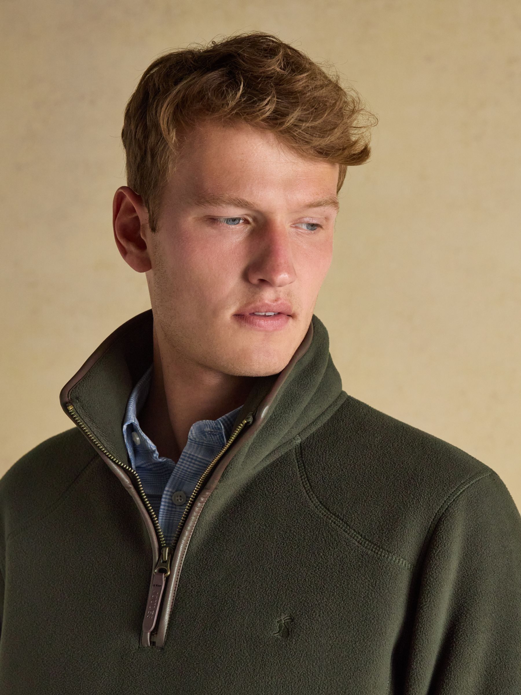 Heritage Fleece Dark Green Quarter Zip - Image 7 of 9