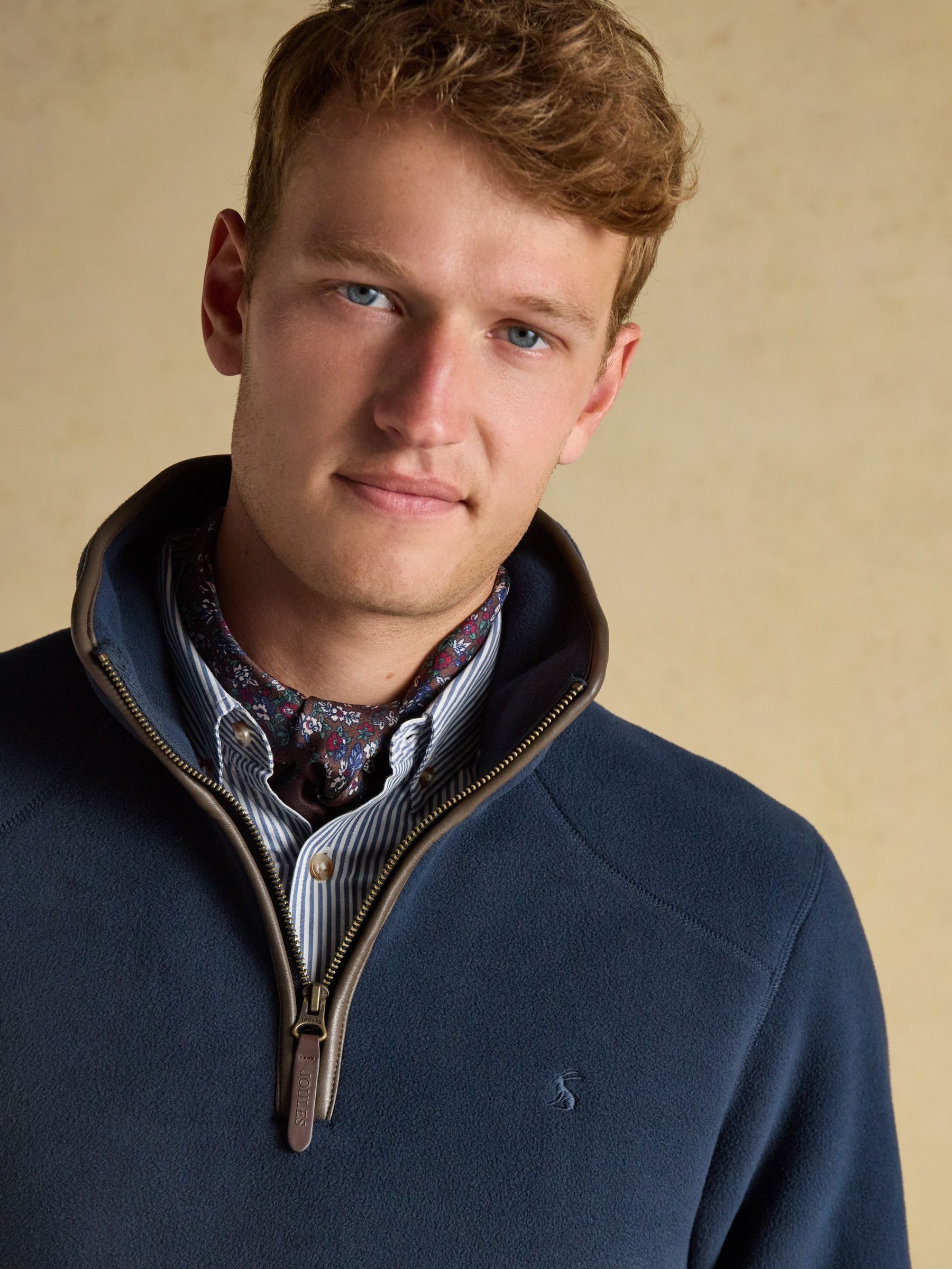 Heritage Fleece Navy Quarter Zip - Image 3 of 9