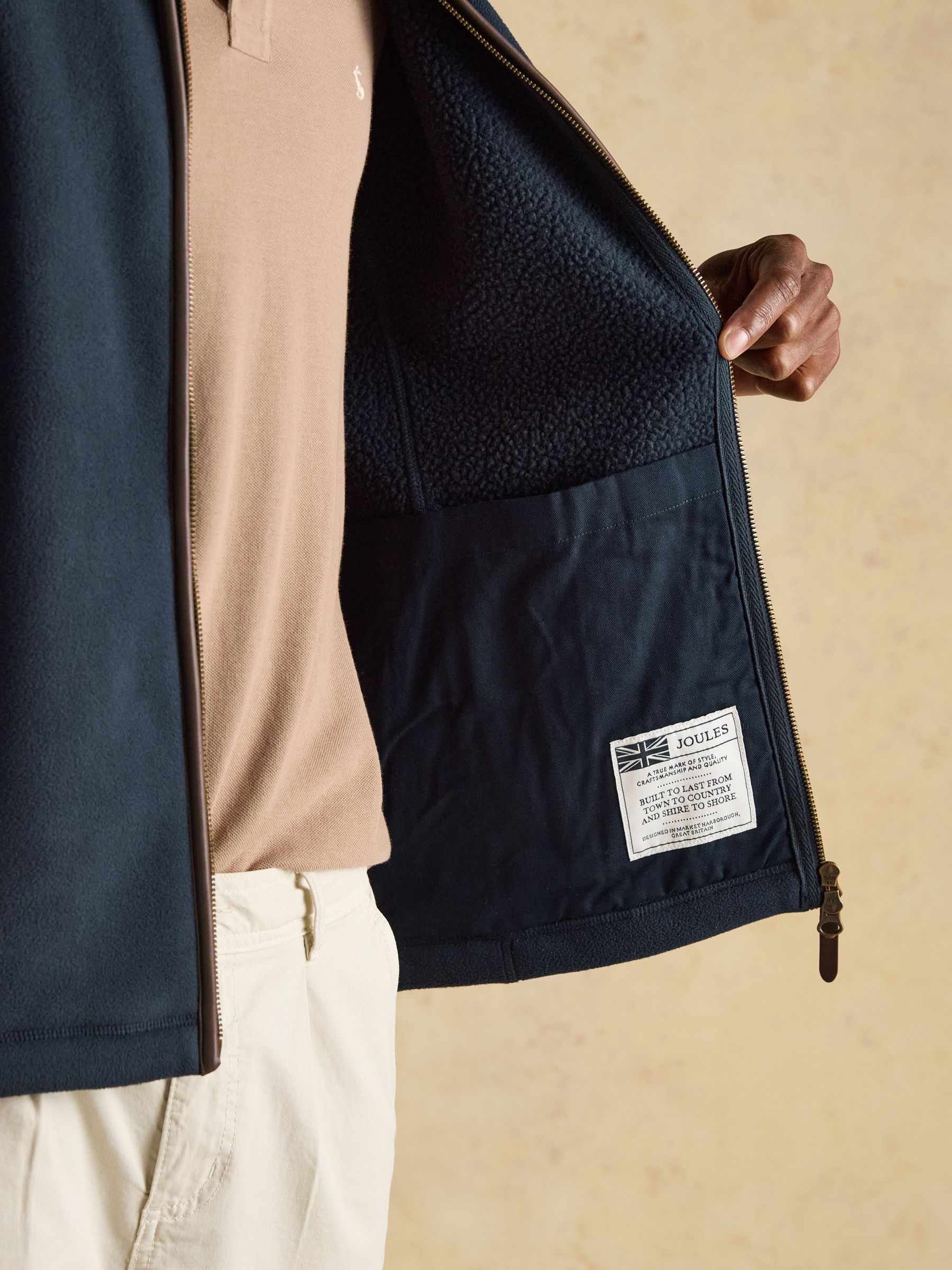 Heritage Fleece Navy Zip Through - Image 15 of 16