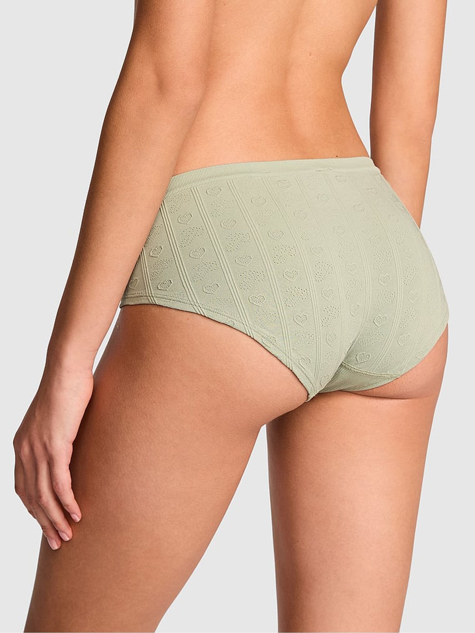 Green Garden Seamless Heart Knickers - Image 2 of 3