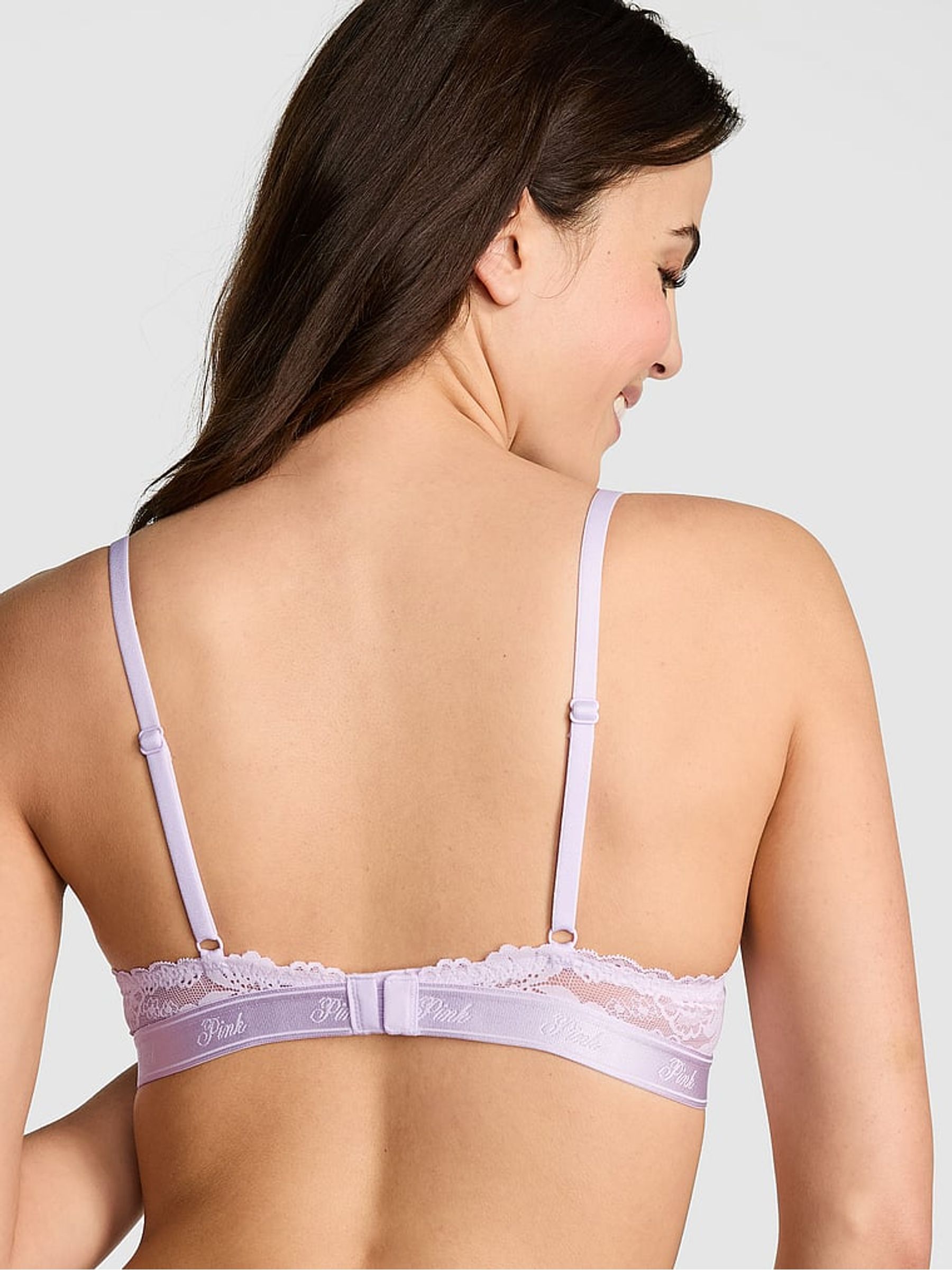 Purple Whisper Lightly Lined Balcony Bra - Image 2 of 2