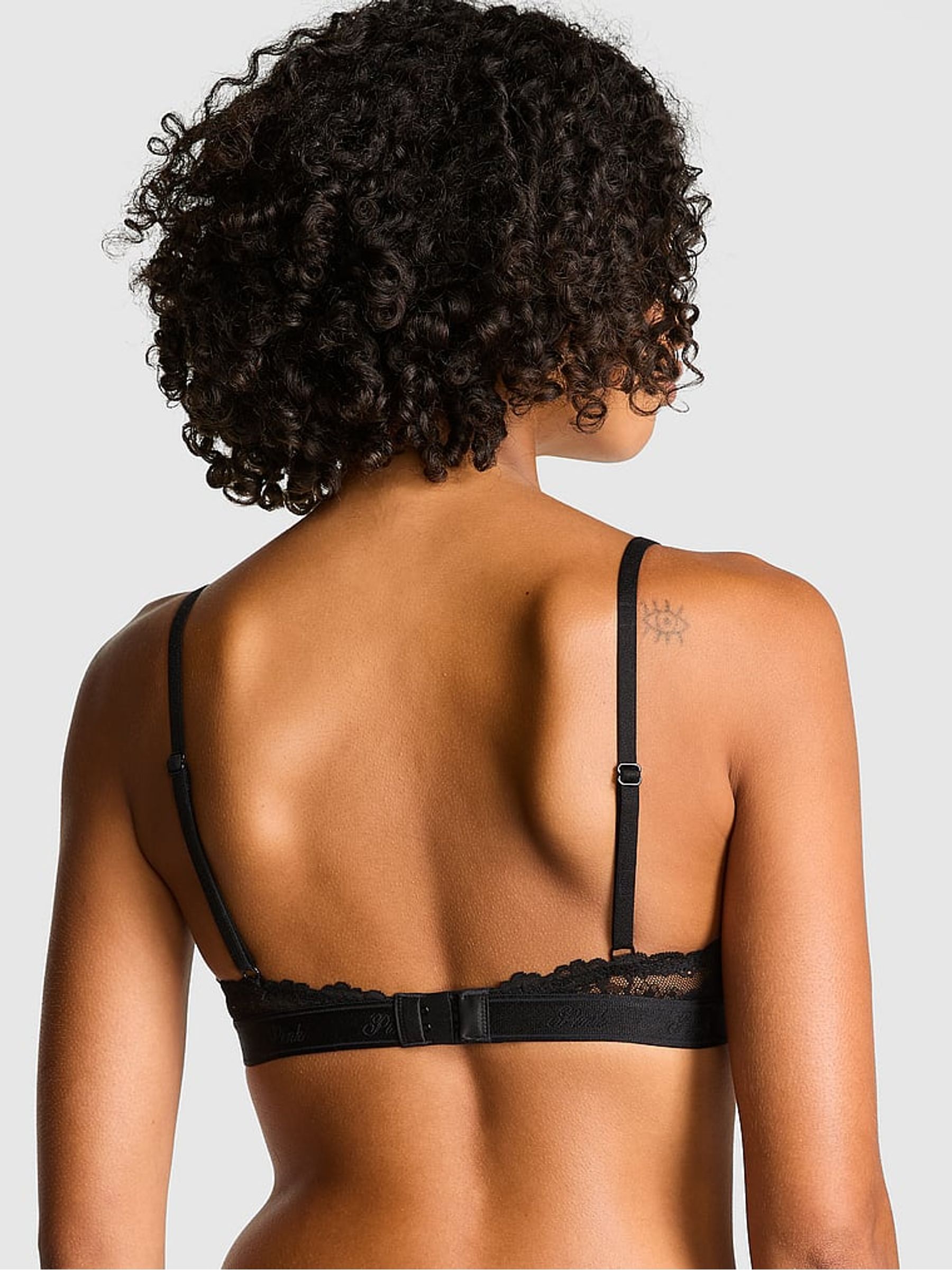 Black Push Up Balcony Bra - Image 2 of 2