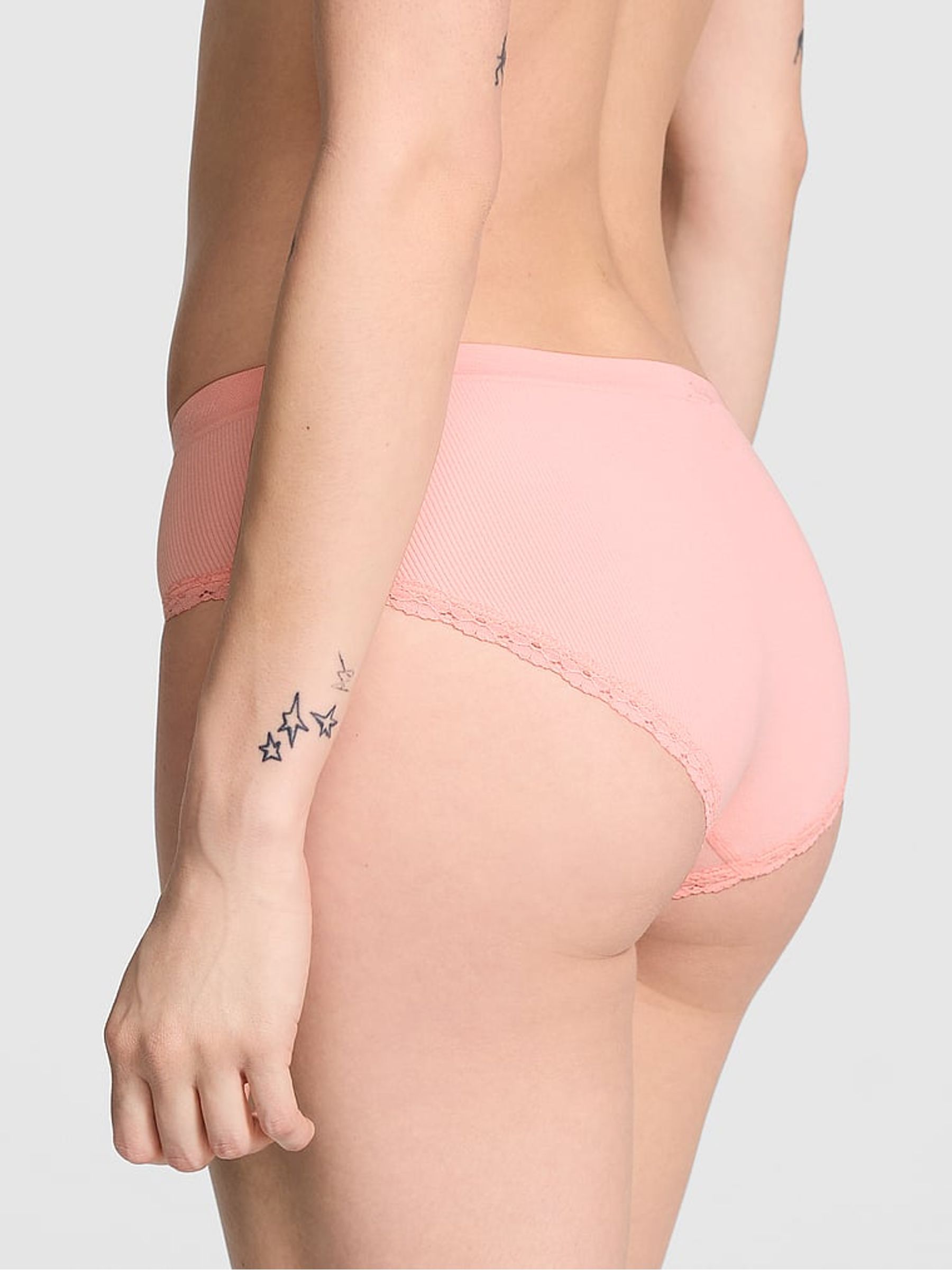 Apricot Pink Hipster Seamless Knickers - Image 2 of 3