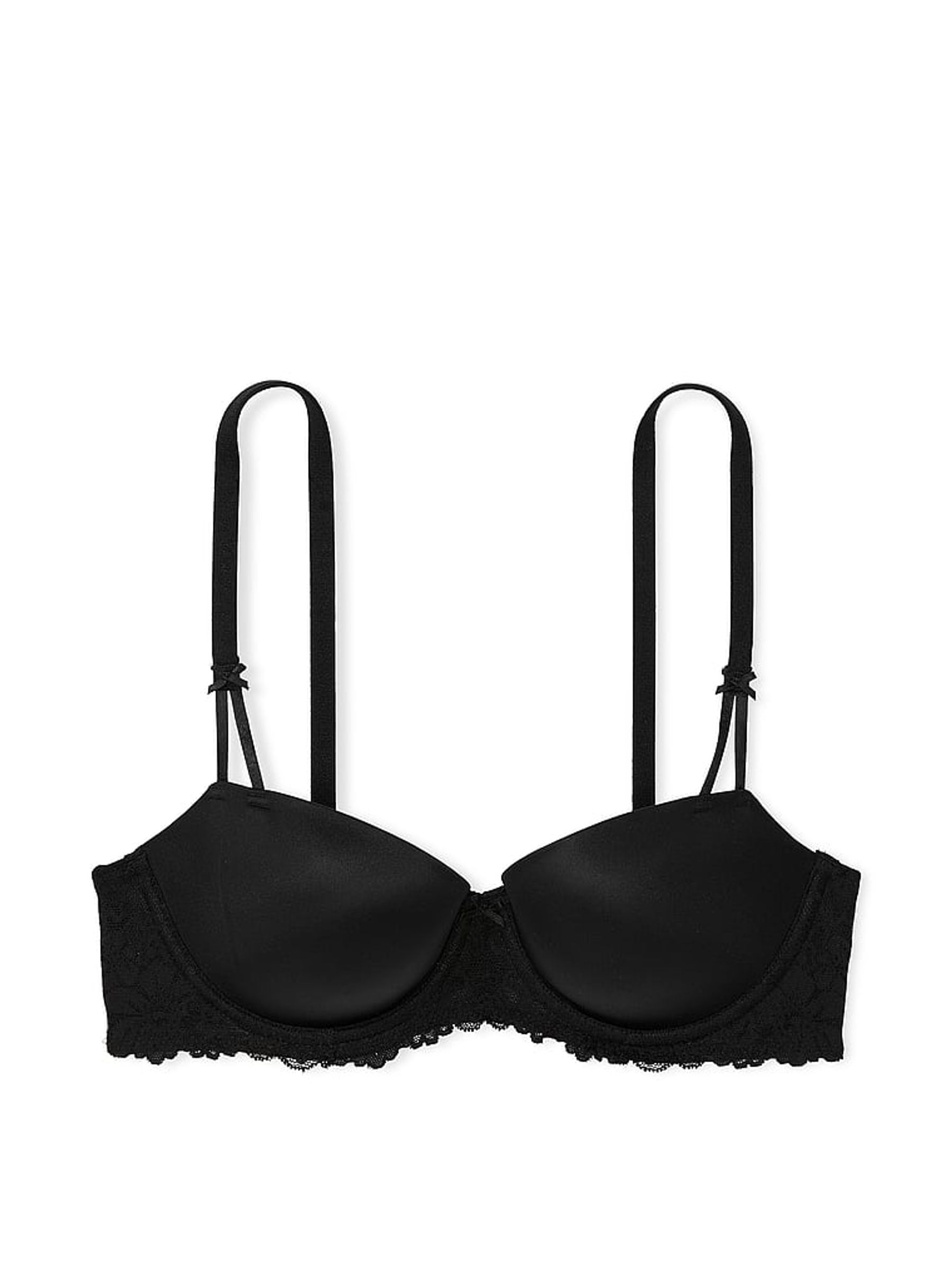 Black Lightly Lined Balcony Bra - Image 3 of 3