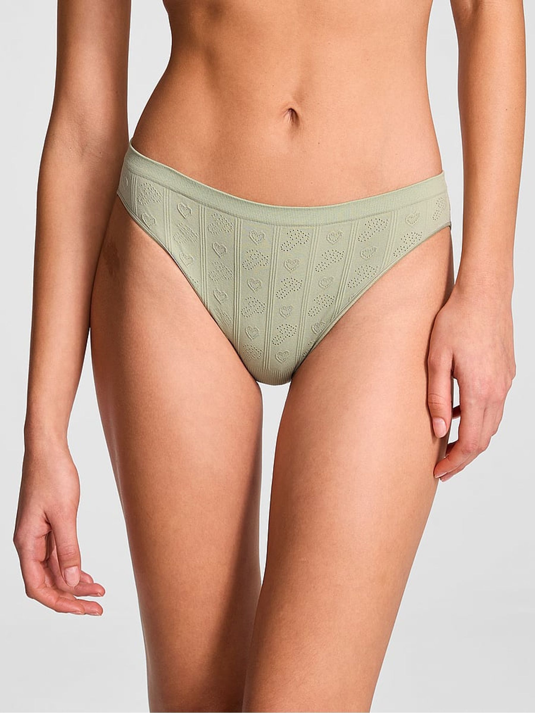 Green Garden Seamless Heart Knickers - Image 1 of 3